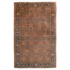Vintage Persian Lightly Distressed Sultanabad Rug 9'6x14'3