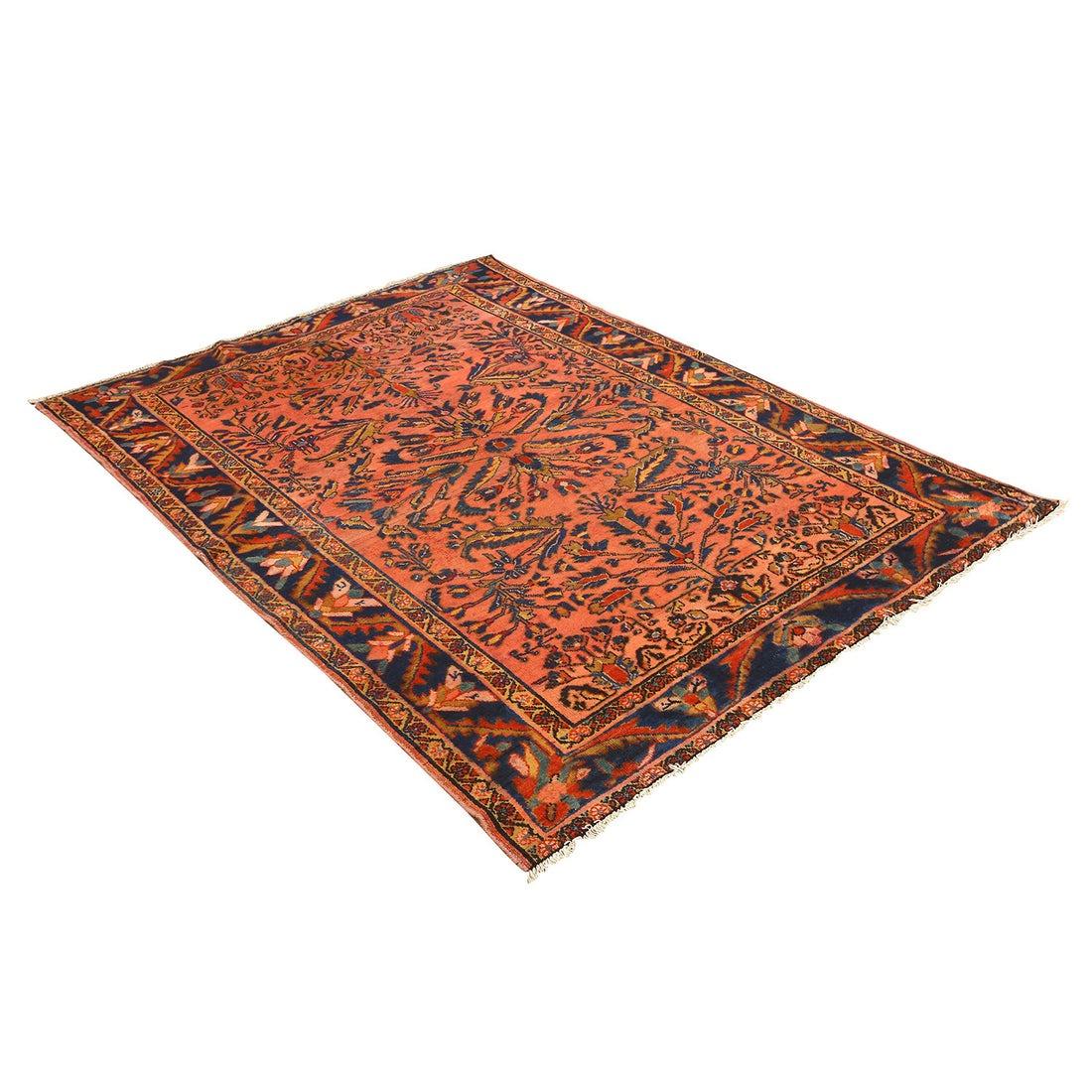 Alfombra Persa Antigua Lilian - Tamaño: 6'7x4'9 Anudado a mano en venta