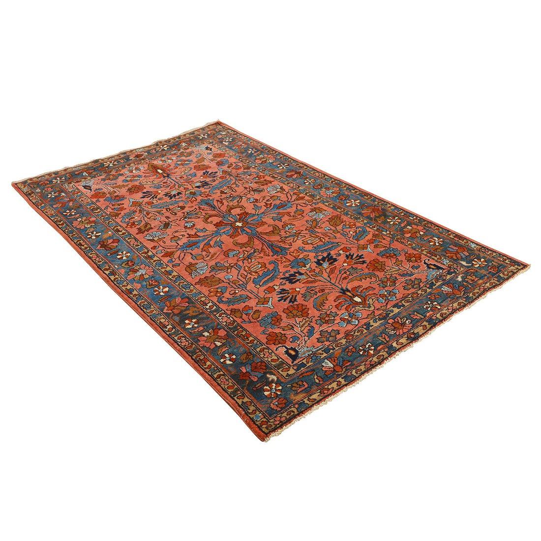 Persiano Tappeto antico persiano Lilian - Dimensioni: 6'8x4'4 in vendita