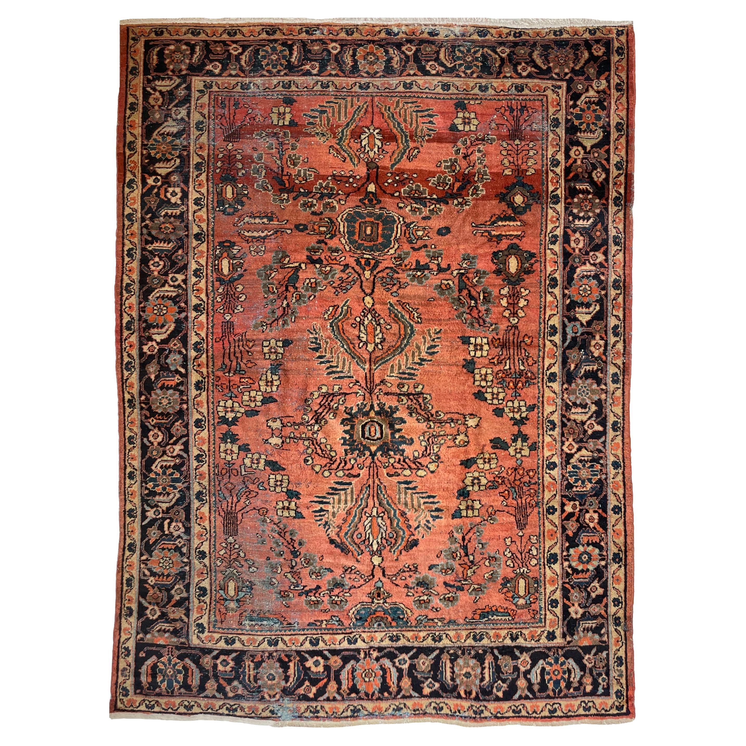 Antiker persischer Lilihan Mahal-Teppich, ca. 1930er Jahre