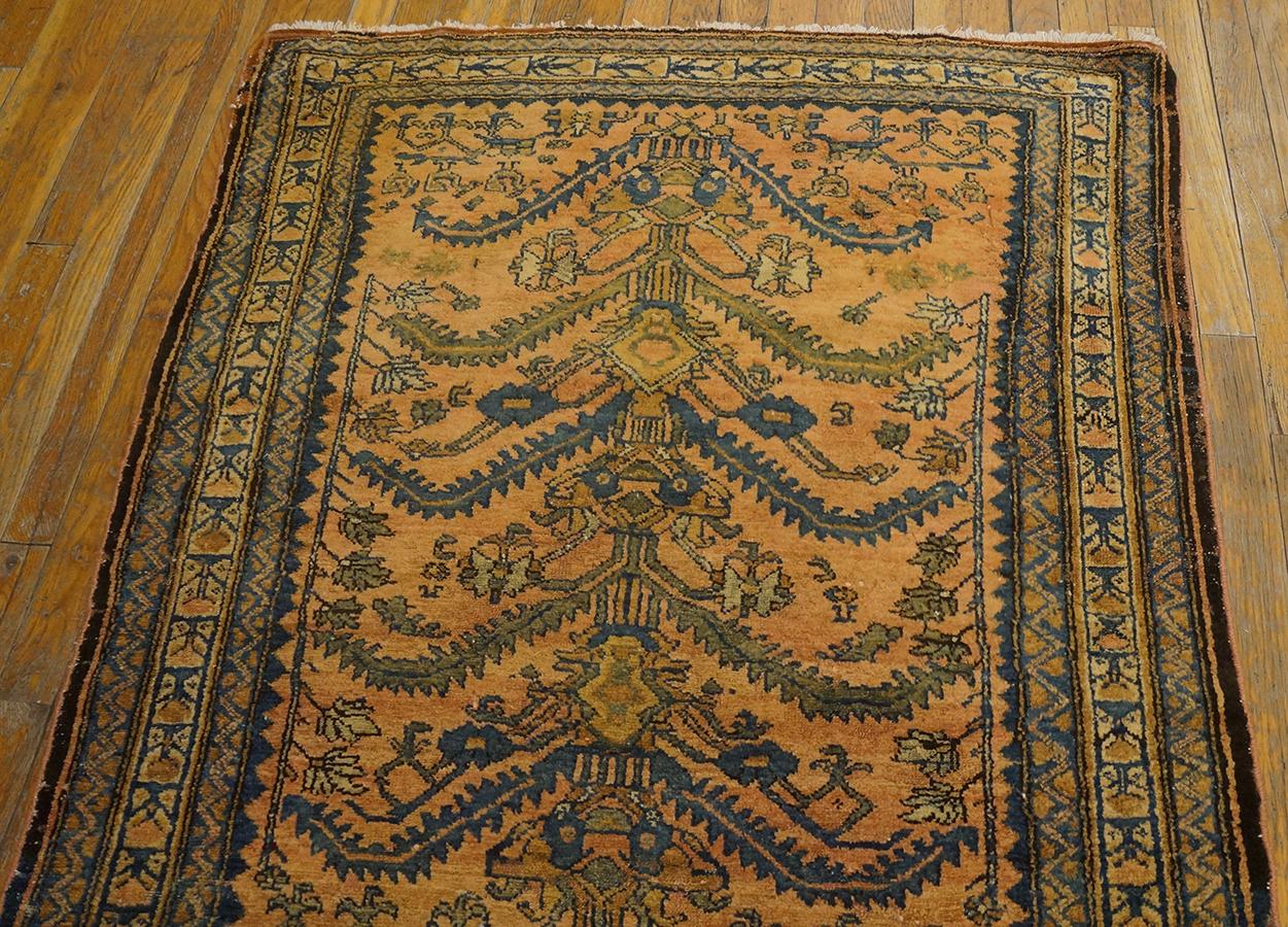 Antique Persian Lilihan Rug In Good Condition For Sale In New York, NY