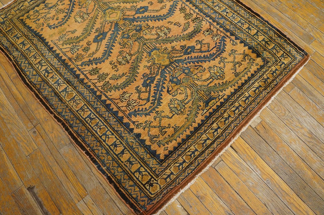 Antique Persian Lilihan Rug For Sale 1