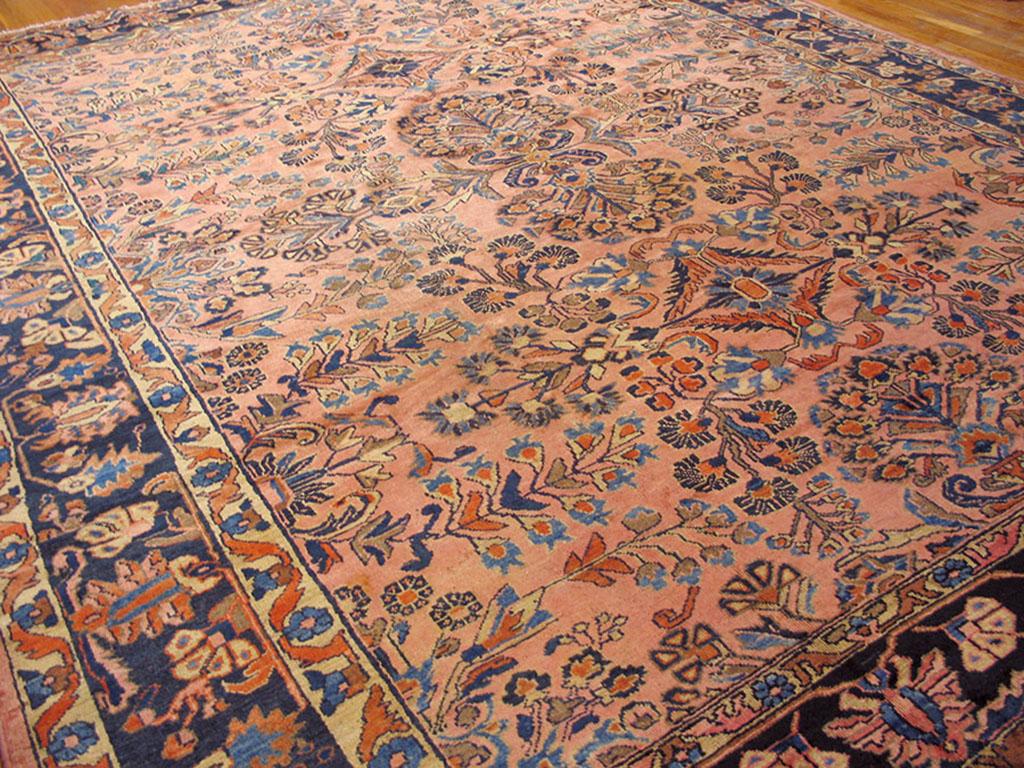 Hand-Knotted Antique Persian Lilihan Rug