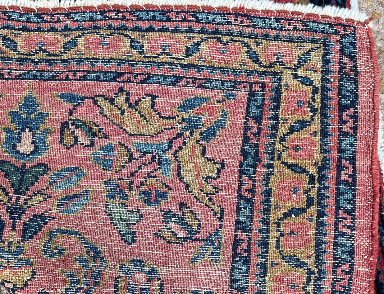 Antique Persian Lilihan Rug, c-1920's For Sale 3