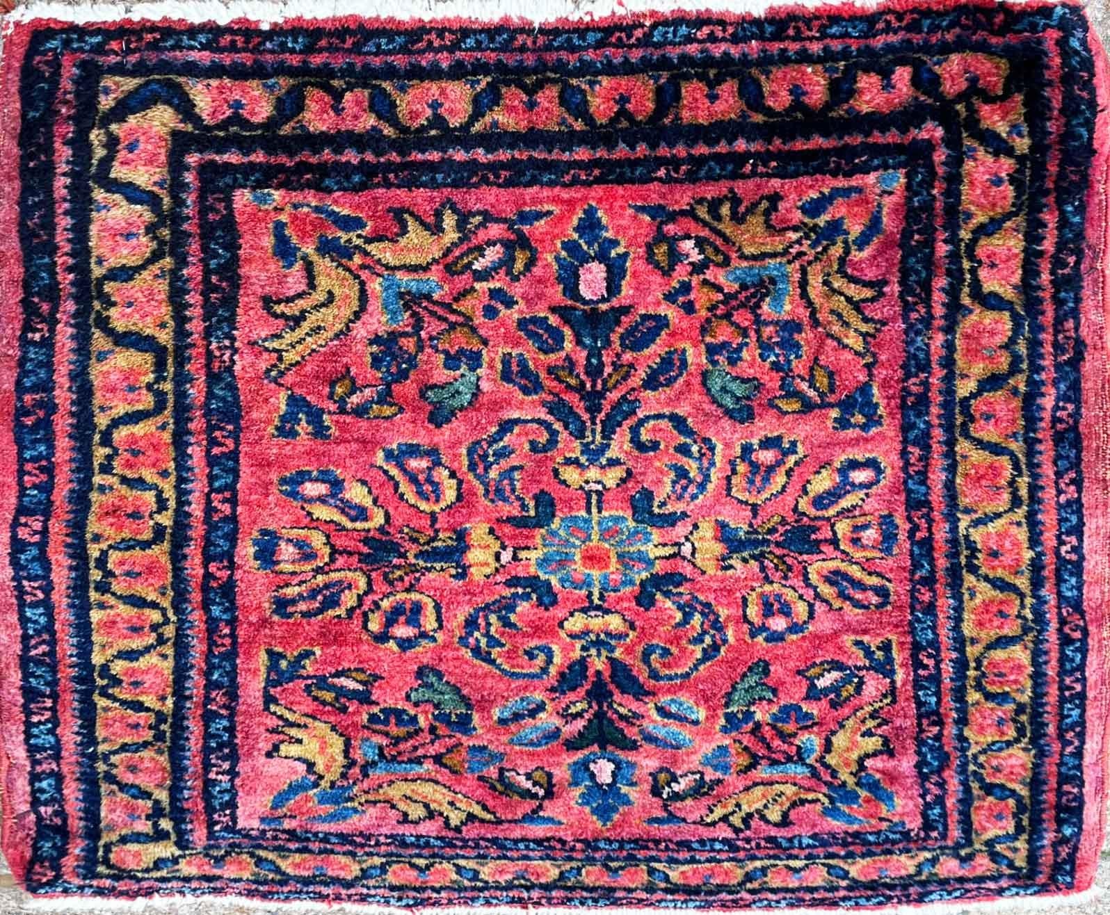 Sarouk Farahan Antique Persian Lilihan Rug, c-1920's For Sale