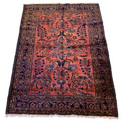 Antique Persian Lilihan Rug, circa 1900