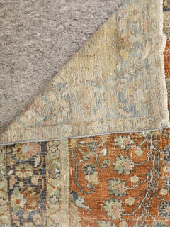 Antique Persian Lilihan Rug Circa 1920