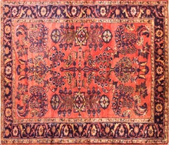 Antique Persian Lilihan Rug