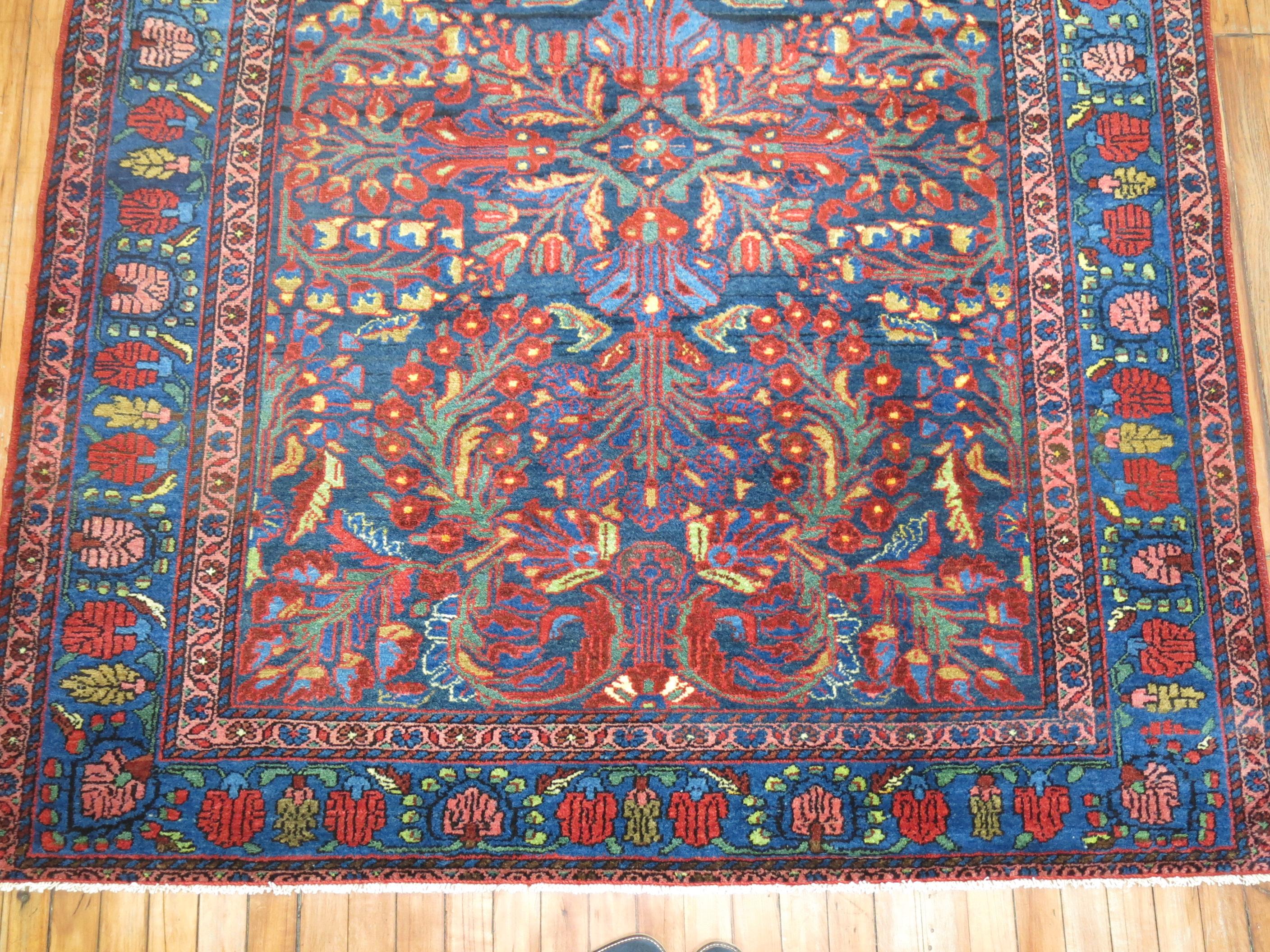 Malayer Antique Persian Lilihan Rug For Sale