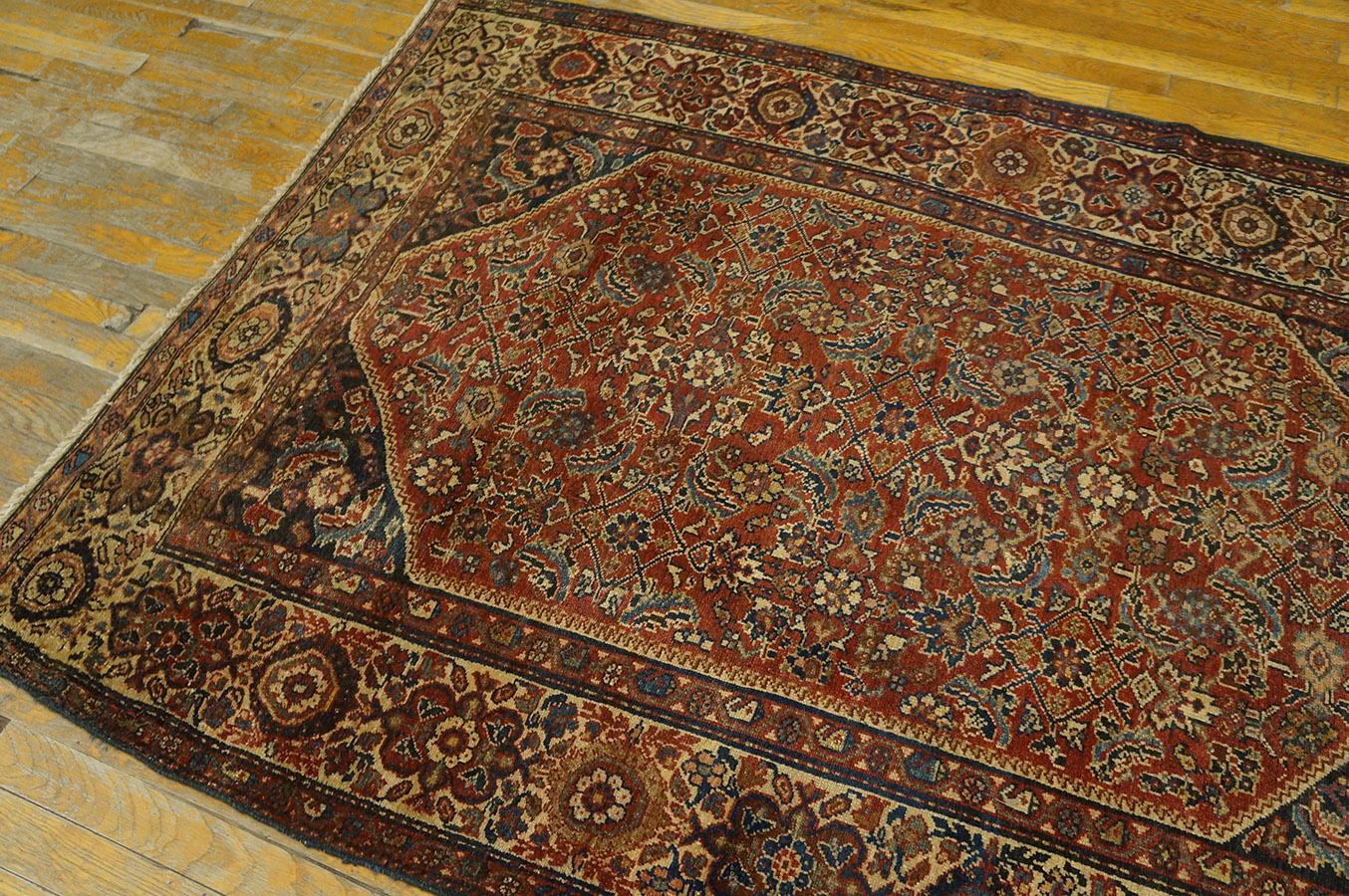 Early 20th Century Persian Malayer Carpet ( 4'3