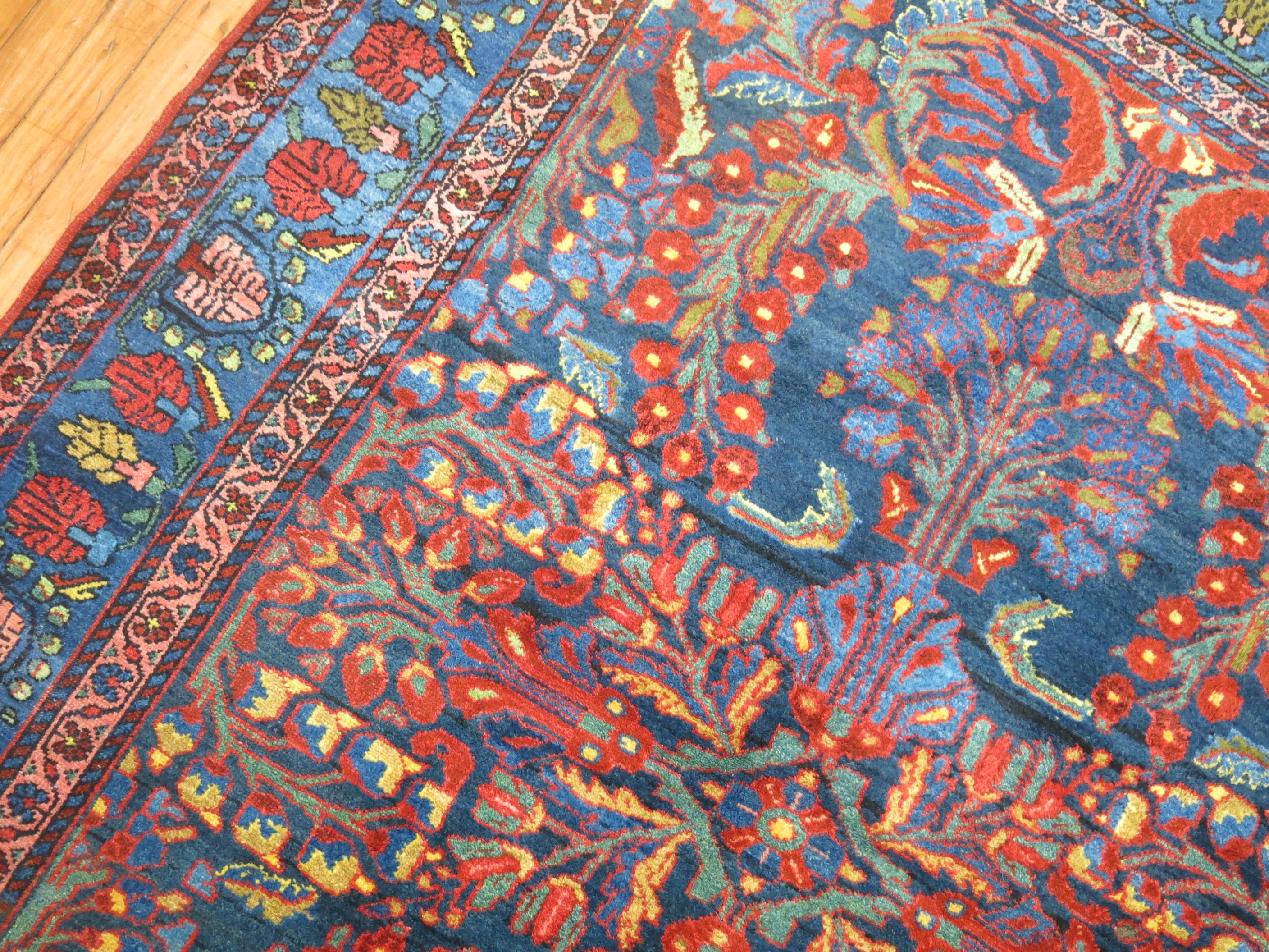 20th Century Antique Persian Lilihan Rug For Sale