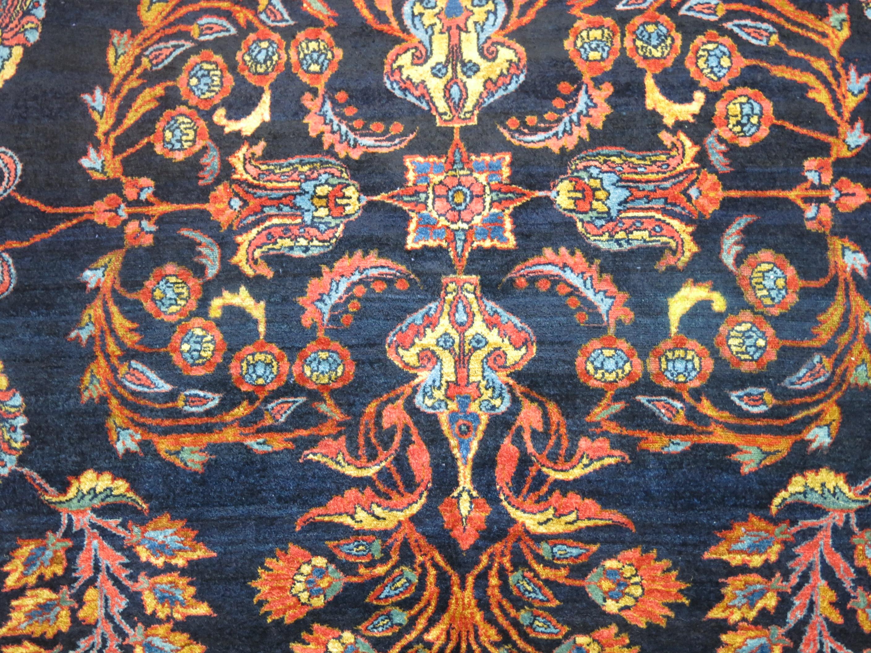 20th Century Antique Persian Lilihan Rug For Sale