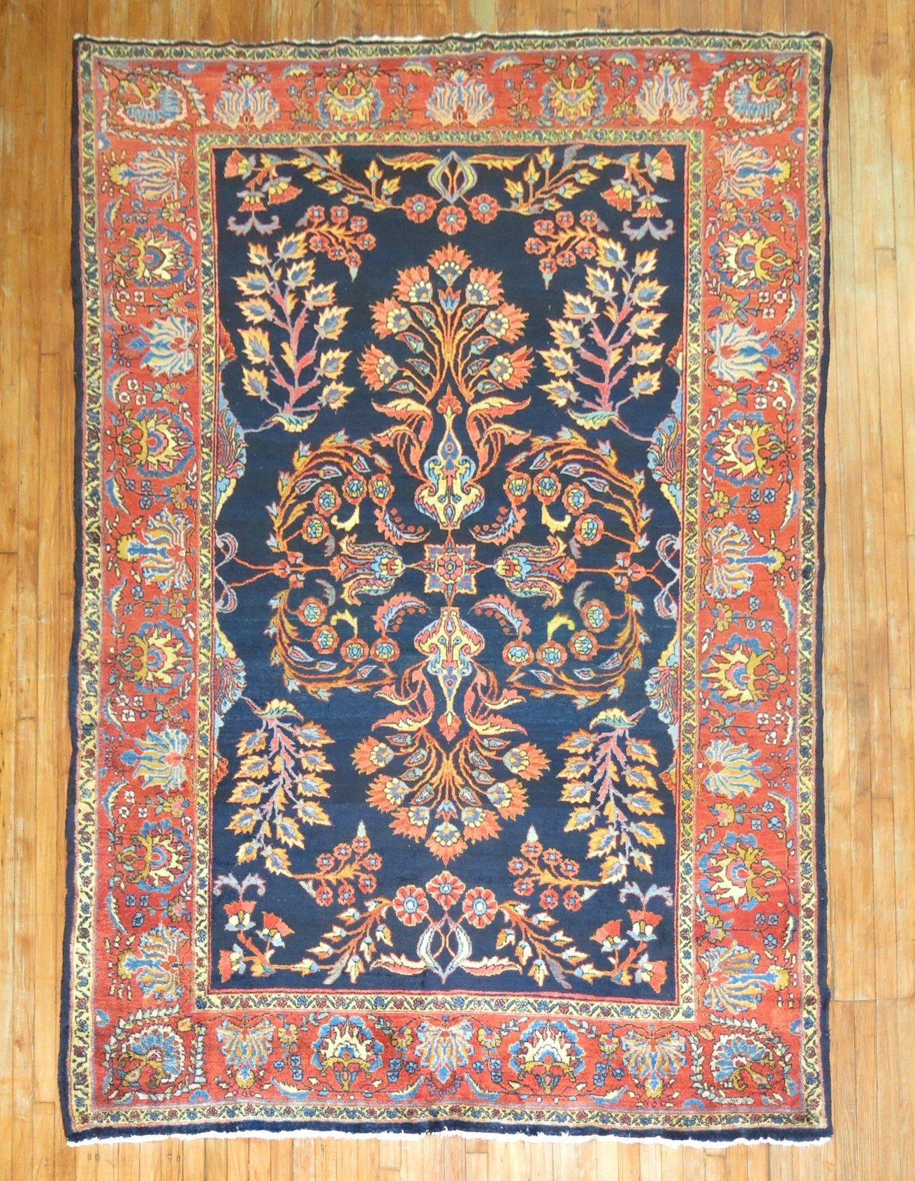 Laine Tapis persan ancien Lilihan en vente