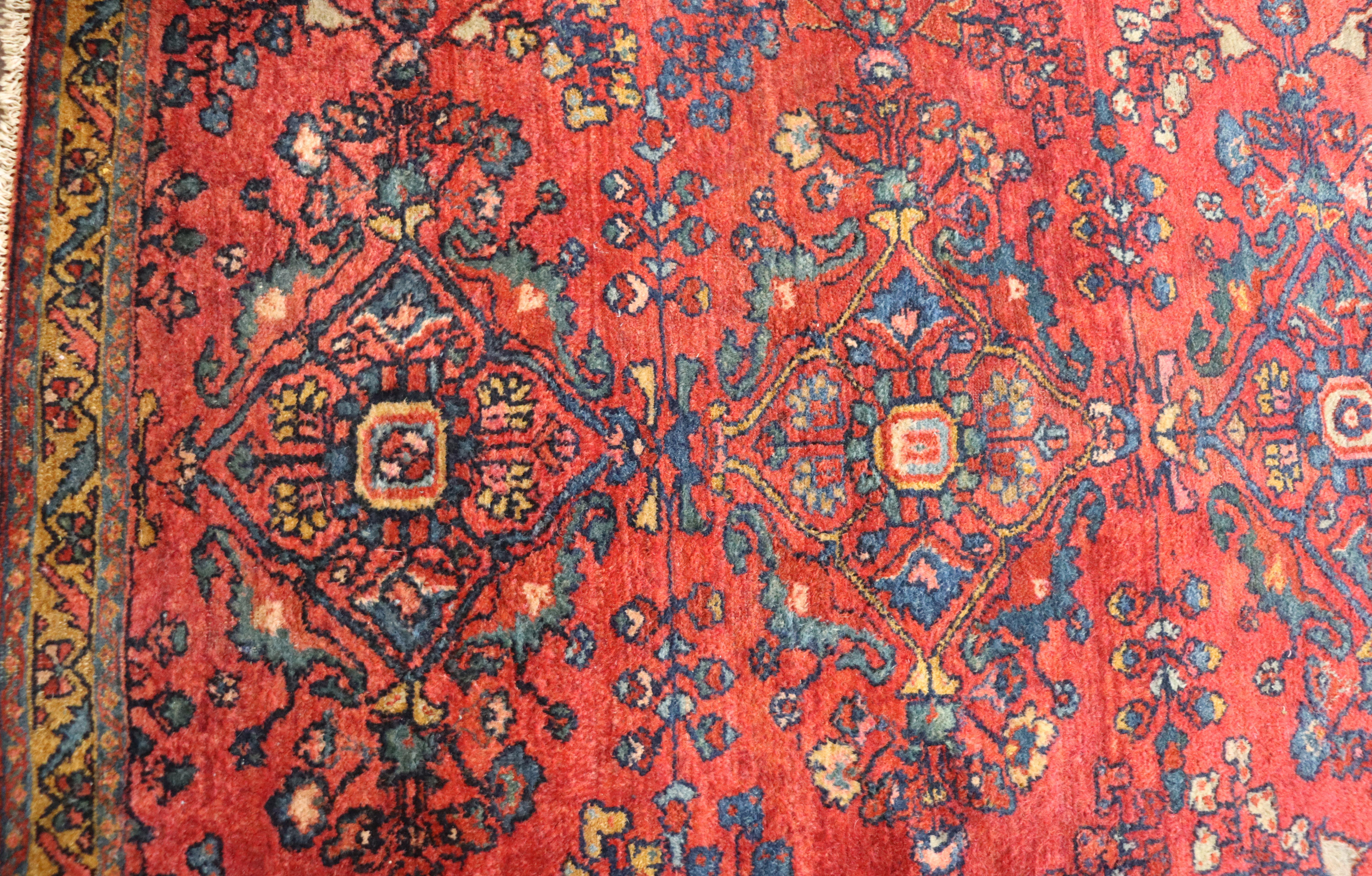Antique Persian Lilihan Rug, 3'6