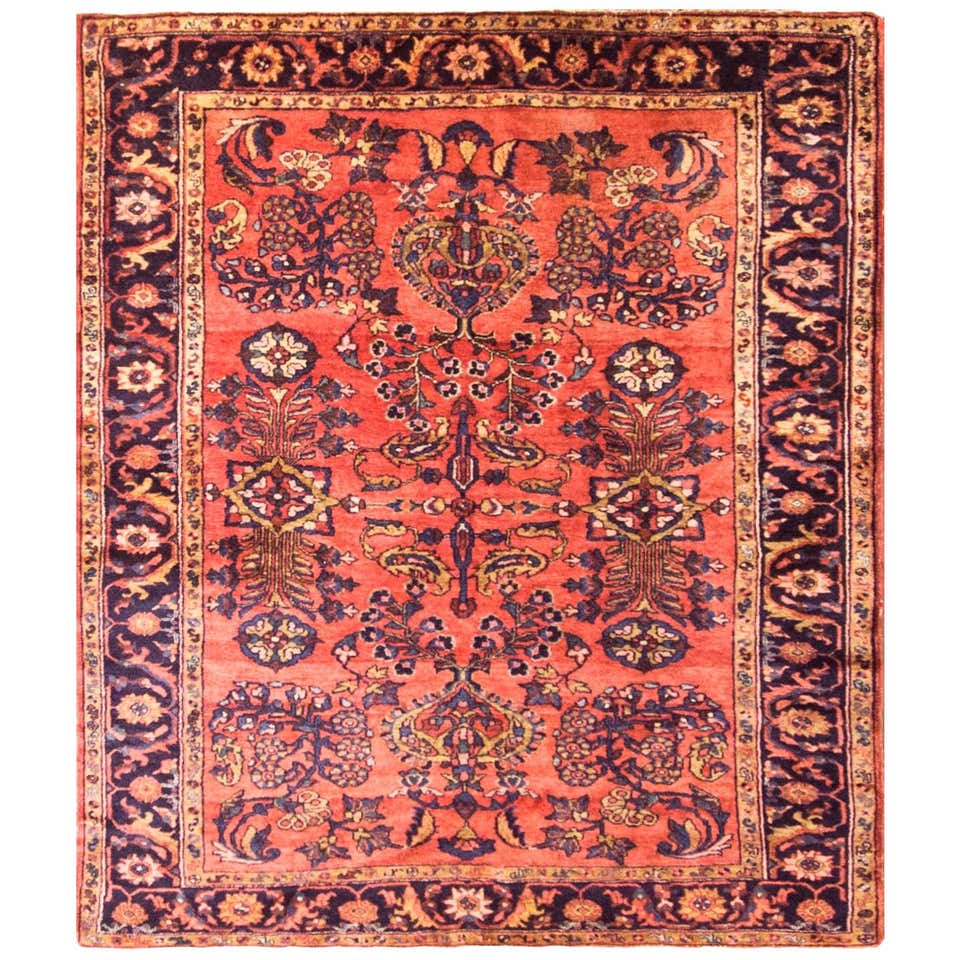 Antique Persian Lilihan Rug with Old World Victorian Renaissance Style ...