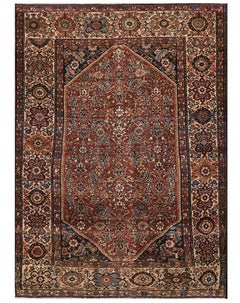 Early 20th Century Persian Malayer Carpet ( 4'3" x 6'2" - 130 x 188 )