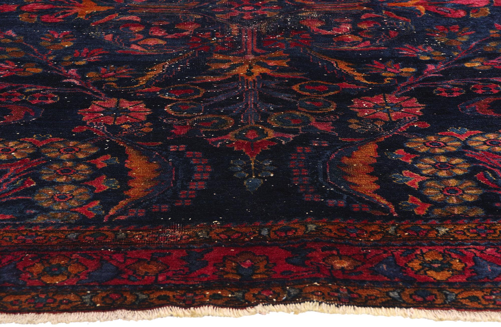 Hand-Knotted Antique Persian Lilihan Rug with Old World Victorian Renaissance Style For Sale