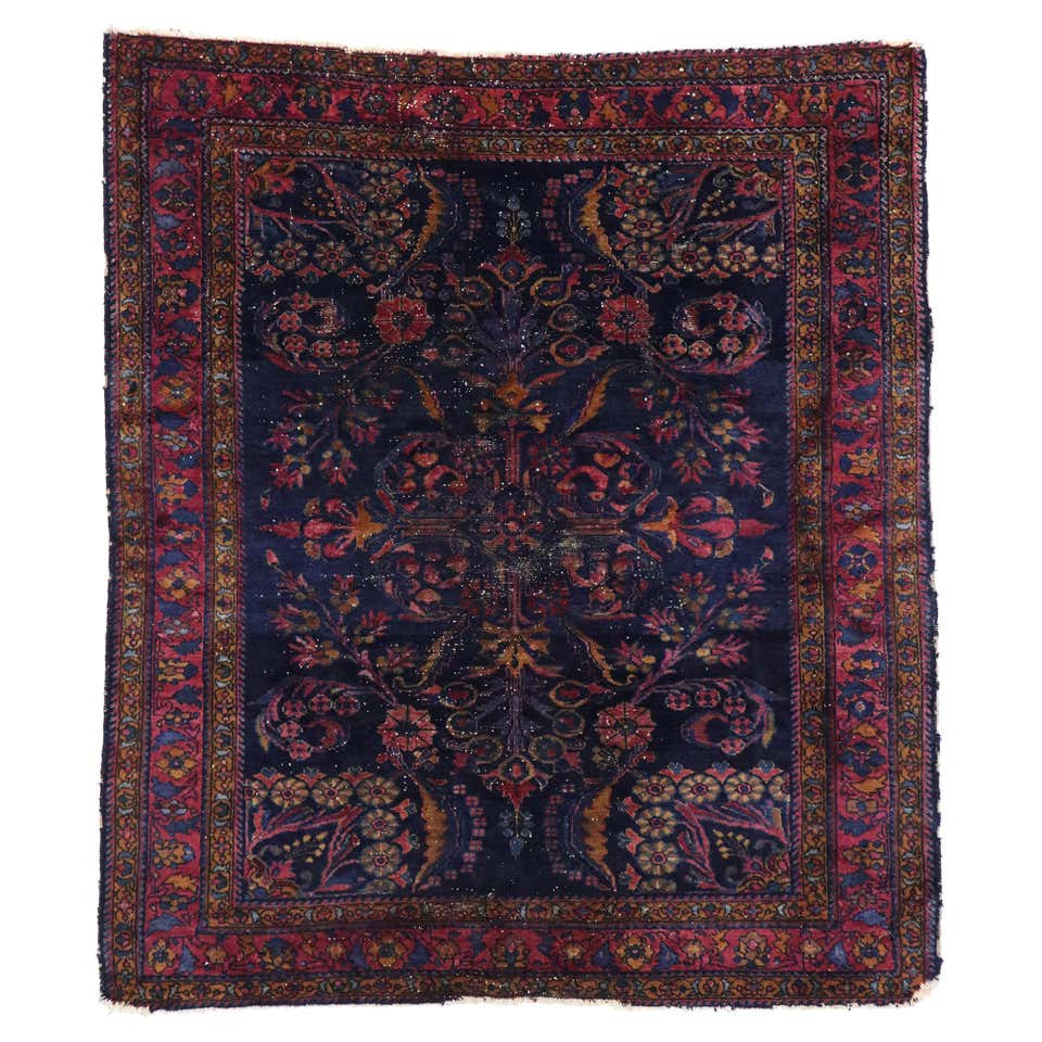 Antique Persian Lilihan Rug with Old World Victorian Renaissance Style ...