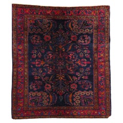 Antiker persischer Lilihan-Teppich aus der Alten Welt im viktorianischen Renaissance-Stil