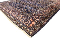 Antique Persian Lilihan Rug with Traditional Modern Style