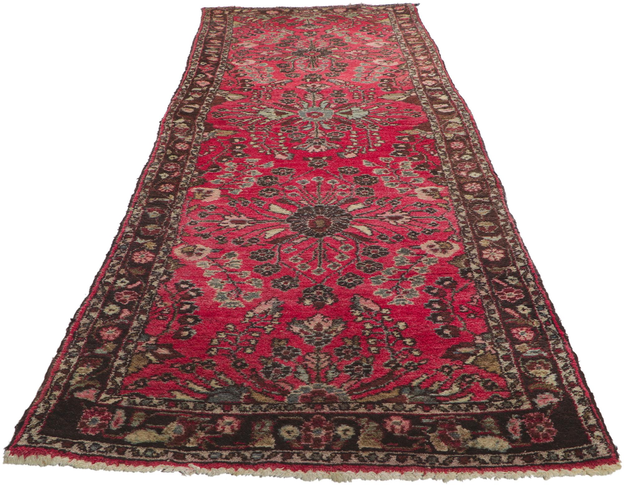 Victorien Tapis de couloir persan ancien Lilihan en vente