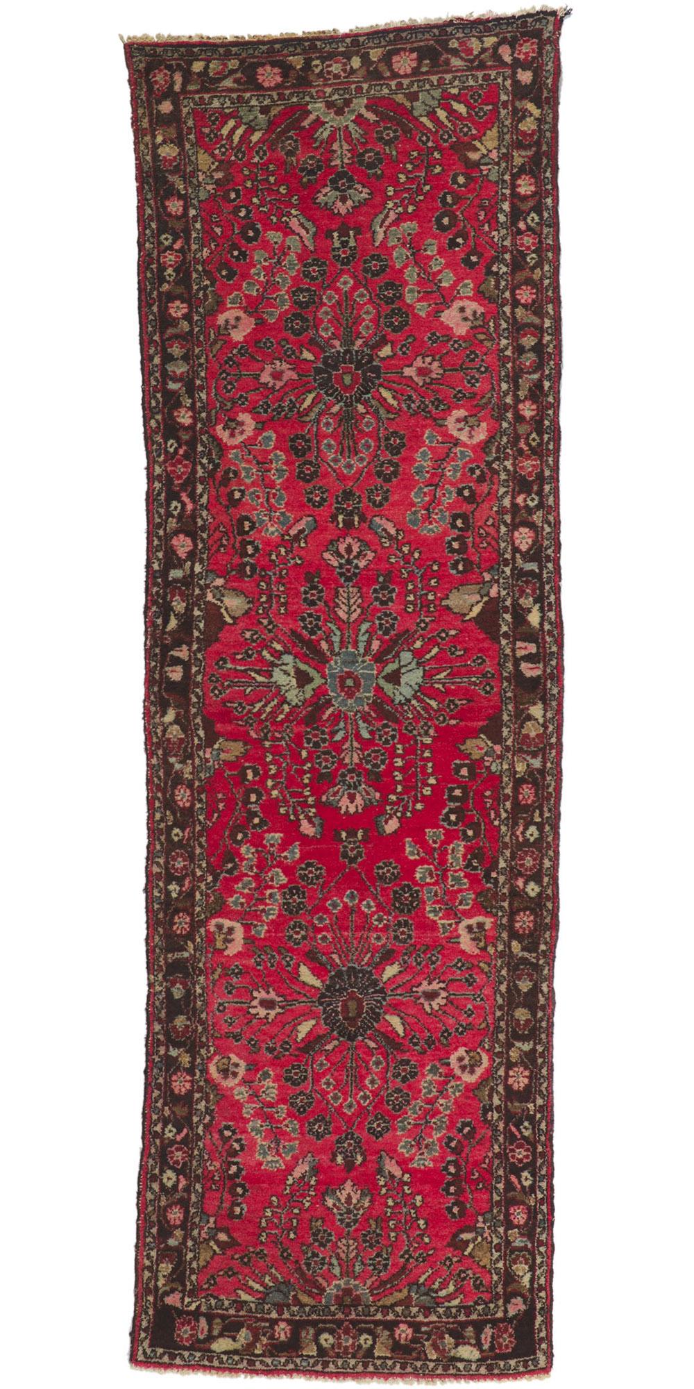 Tapis de couloir persan ancien Lilihan en vente 1