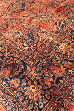 Tapis persan ancien Lilihan Sarouk surdimensionné
