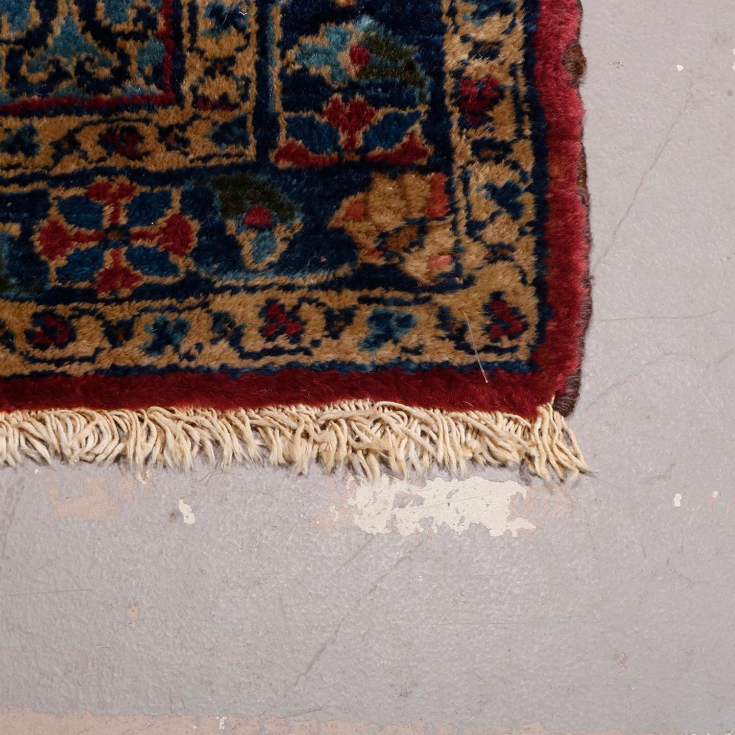 20th Century Antique Persian Lilihan Sarouk Oriental Wool Rug, circa 1930
