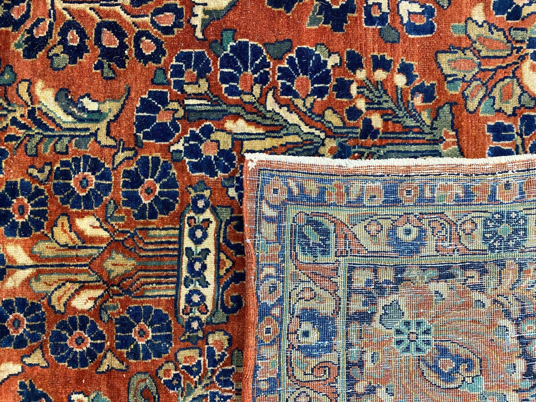 Antiker persischer Lilihan Sarouk-Teppich - 11'-9