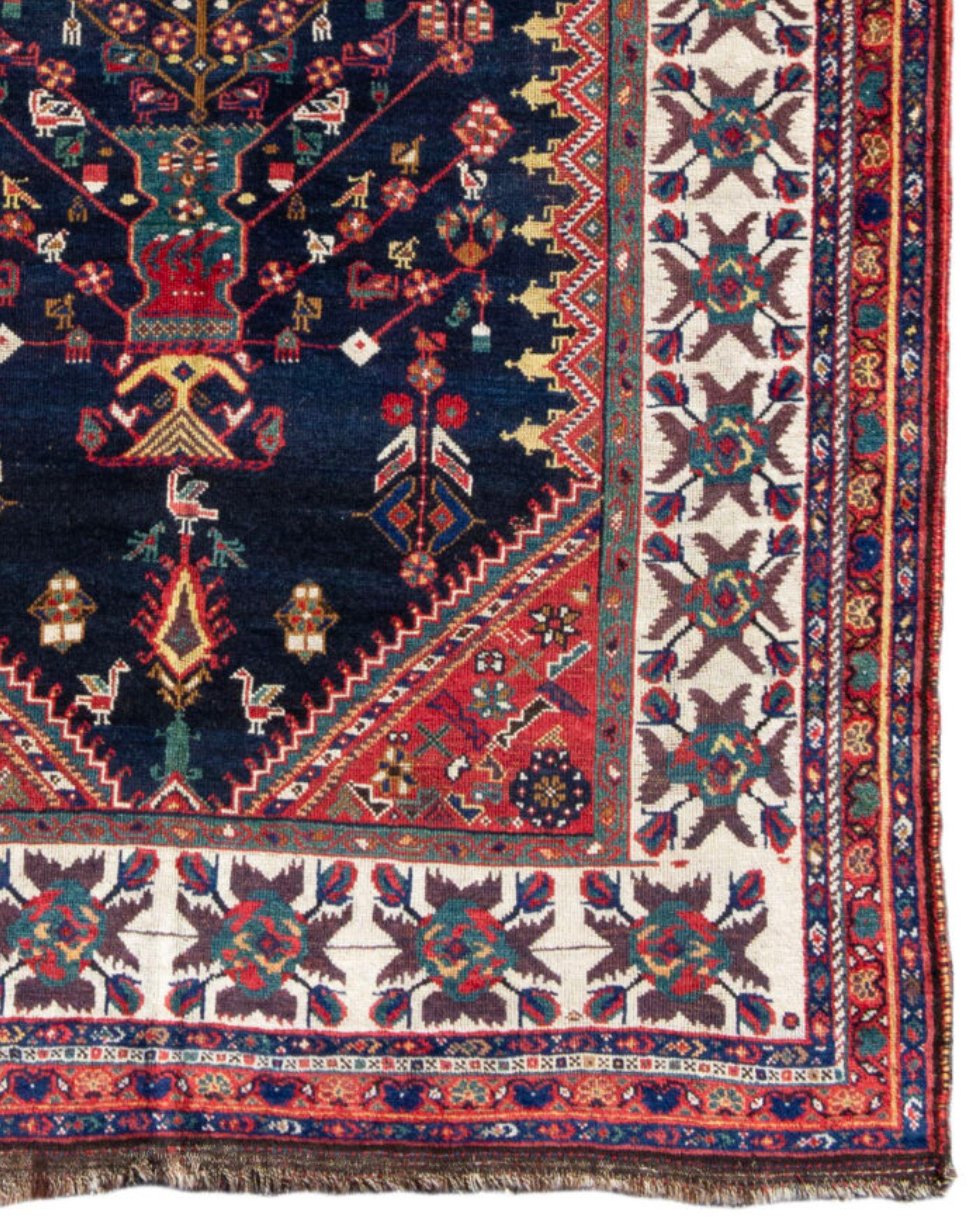 Antique Persian Luri Long Rug, Late 19th Century For Sale 1
