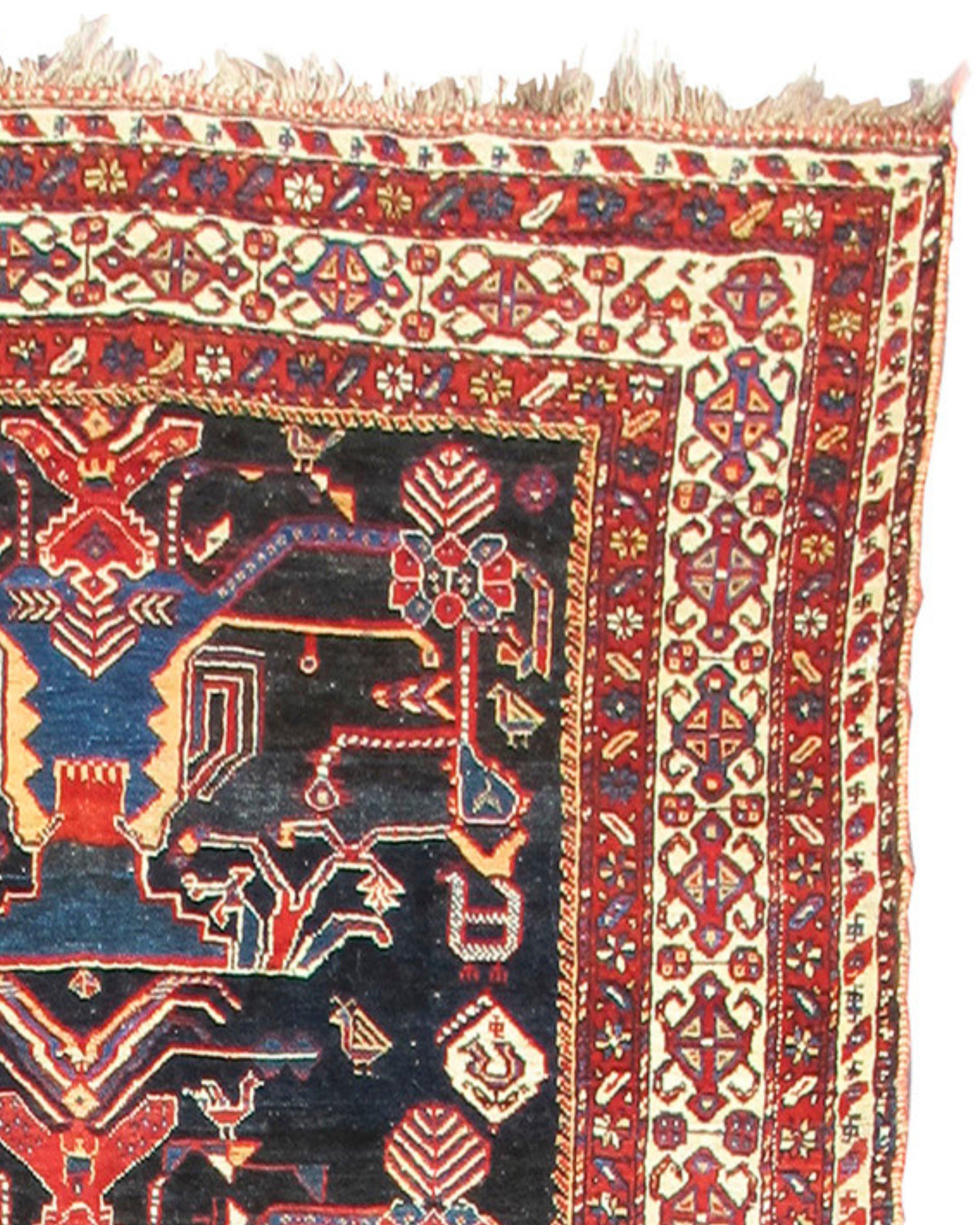 Antiker persischer Luri-Teppich, um 1900 (Persisch) im Angebot