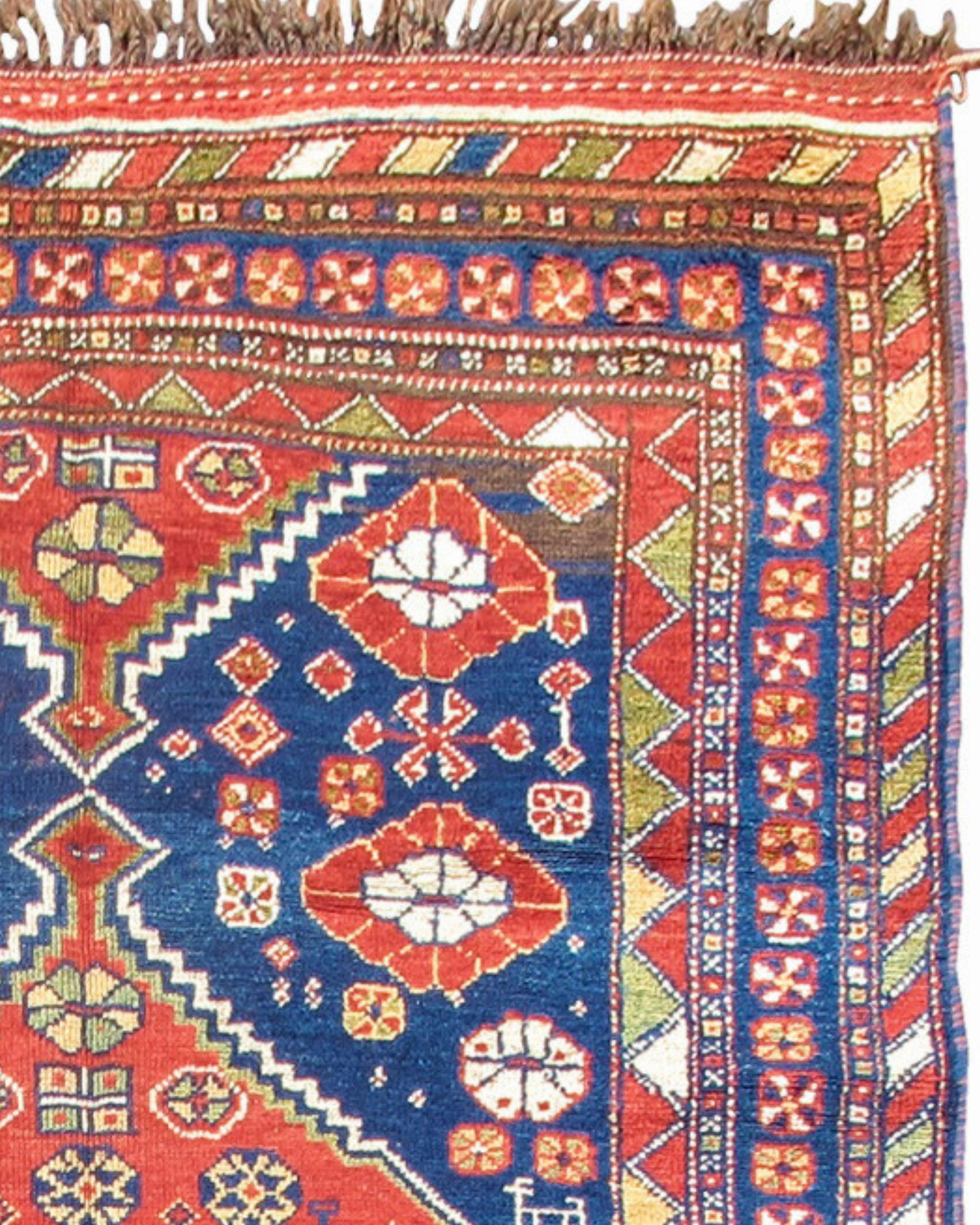 Antique Persian Luri Rug, Late 19th Century In Excellent Condition For Sale In San Francisco, CA