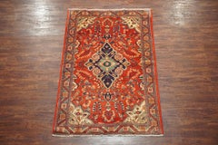 Antique Persian Mahal Area Rug, circa 1930