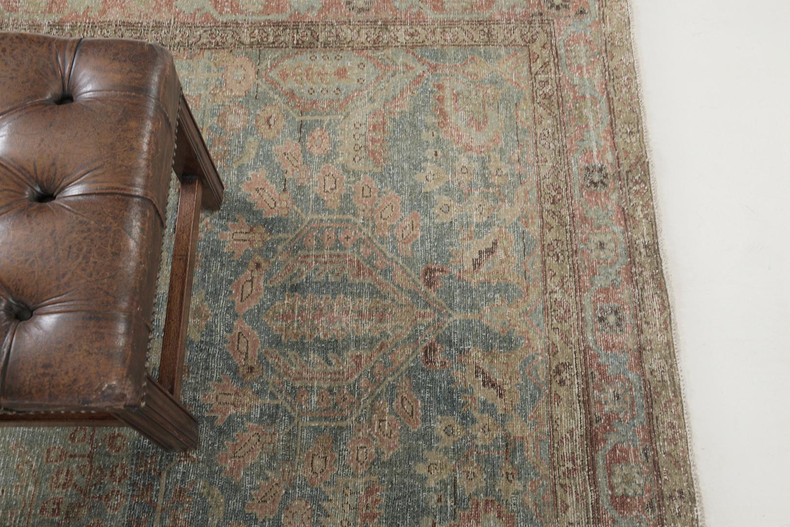 Antique Persian Mahal by Mehraban Rugs For Sale 1