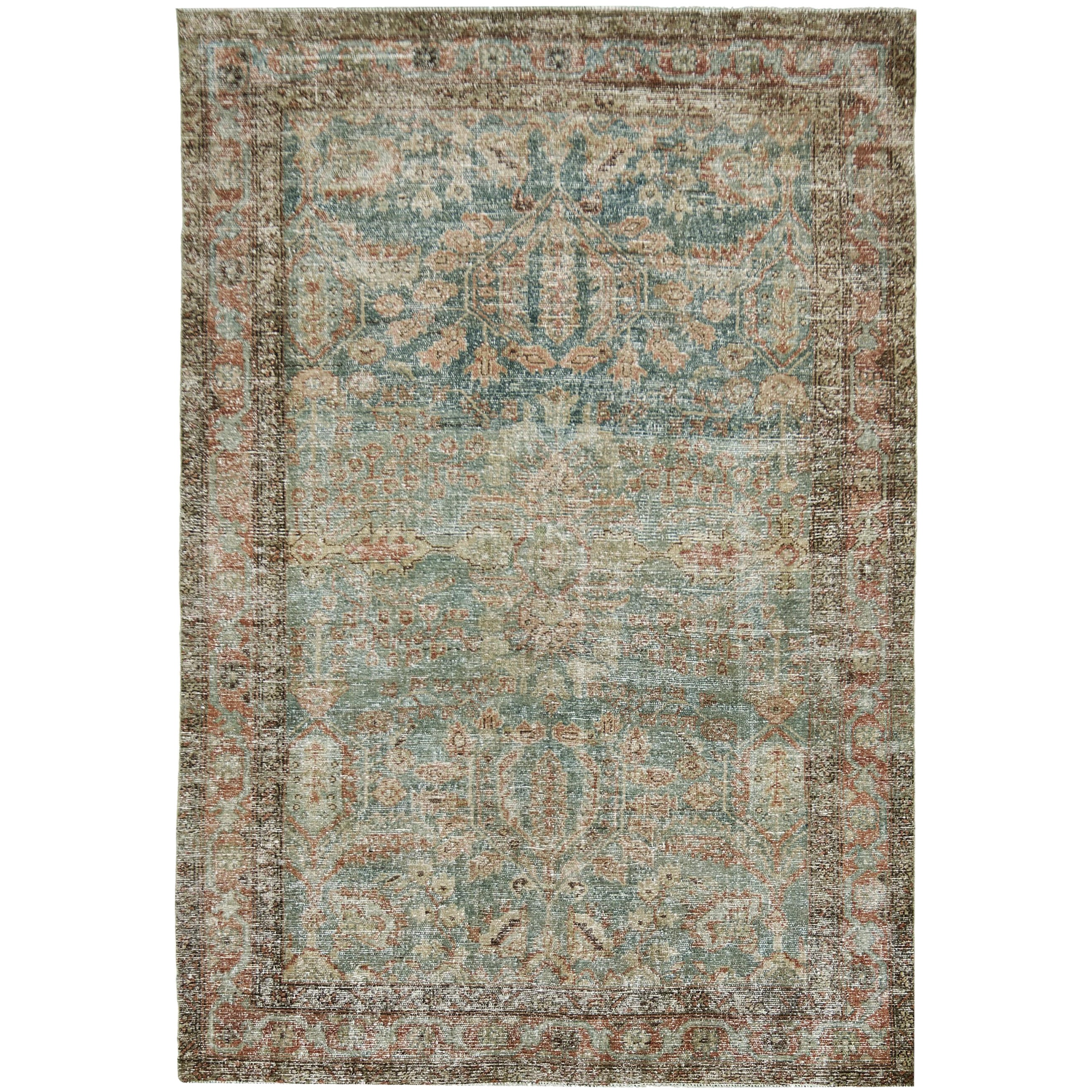 Tapis anciens persans Mahal by Mehraban Rugs