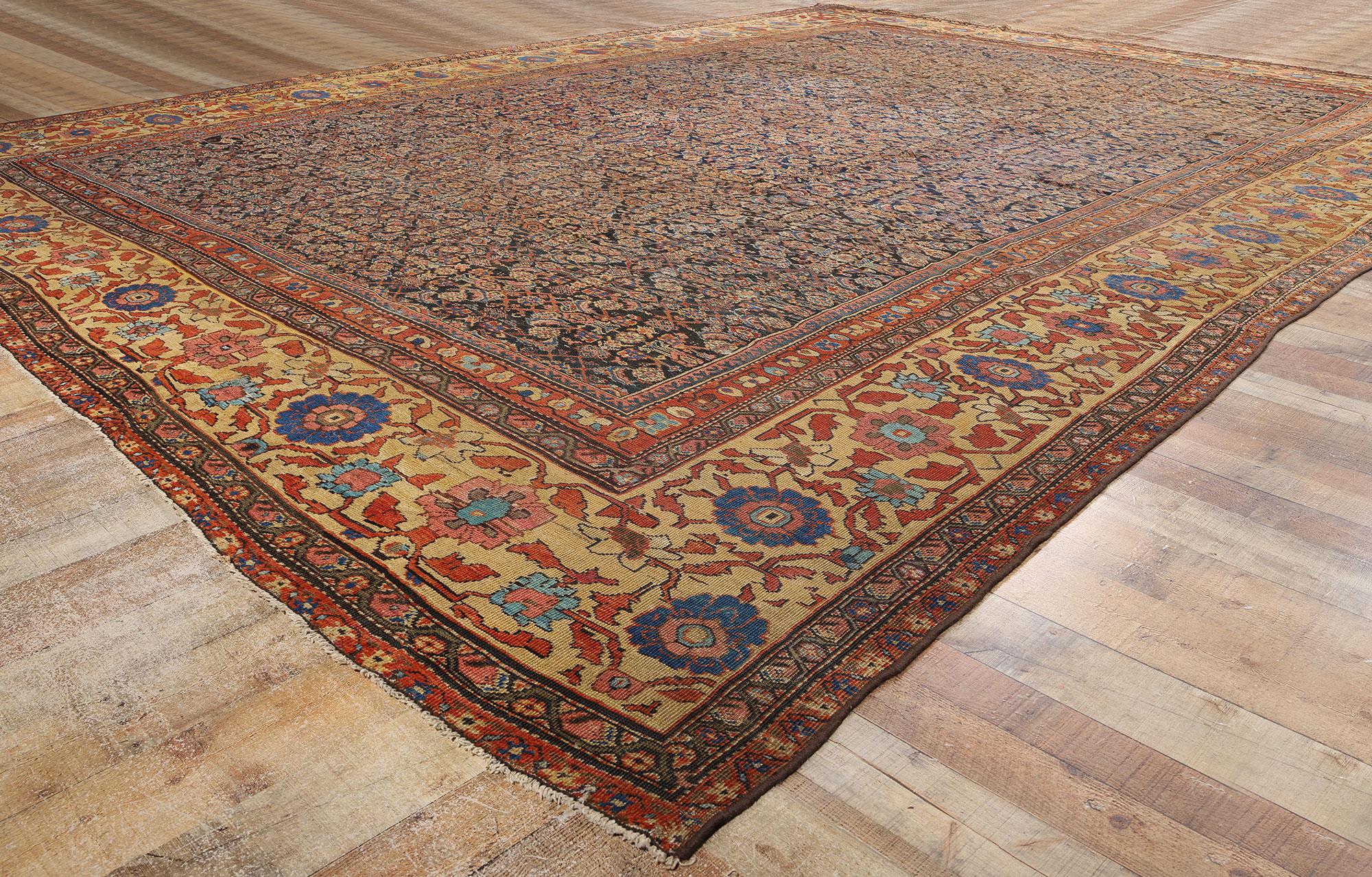 XX secolo Tappeto persiano Mahal del 1900 con stile moderno in vendita