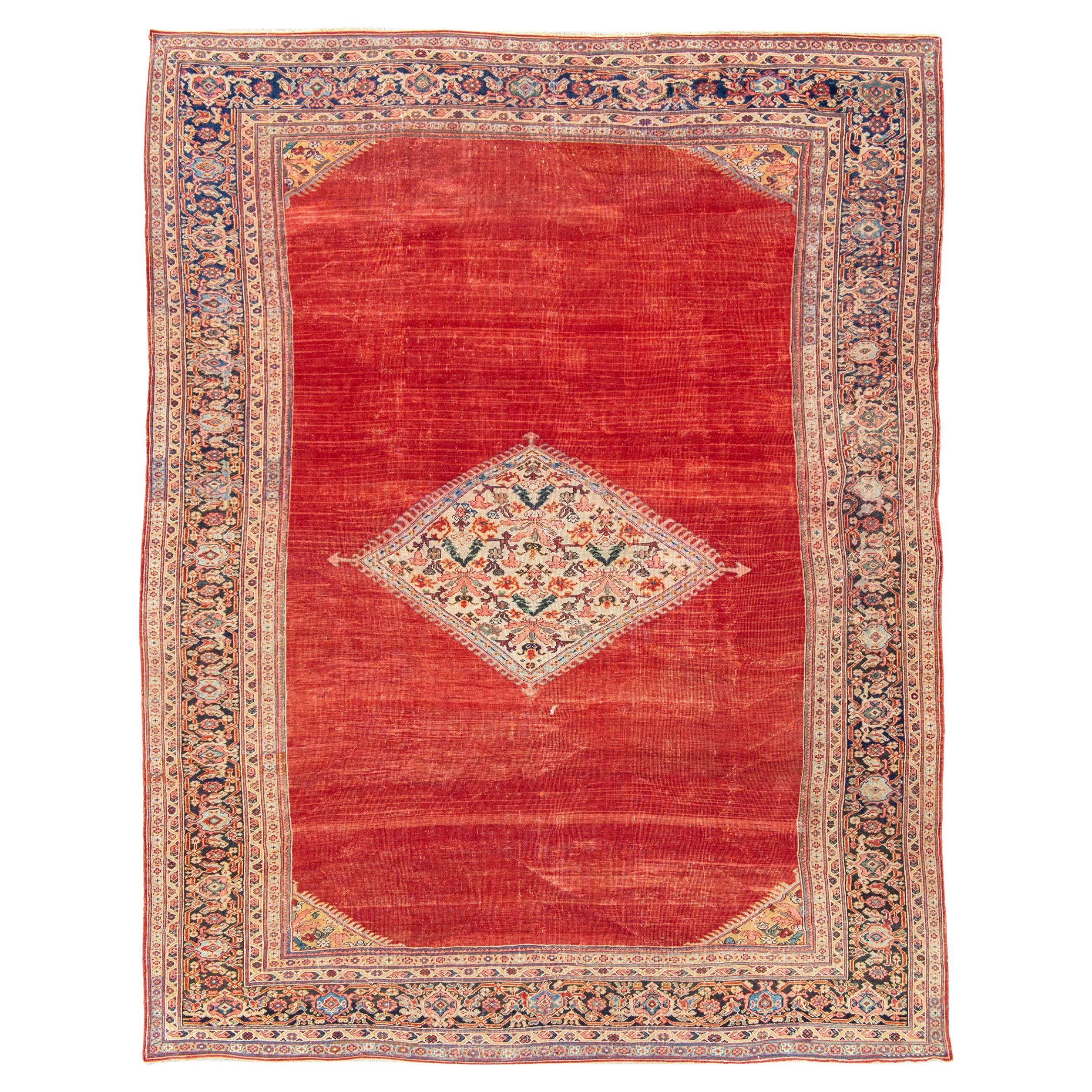 Antique Persian Mahal Carpet, c. 1900 For Sale
