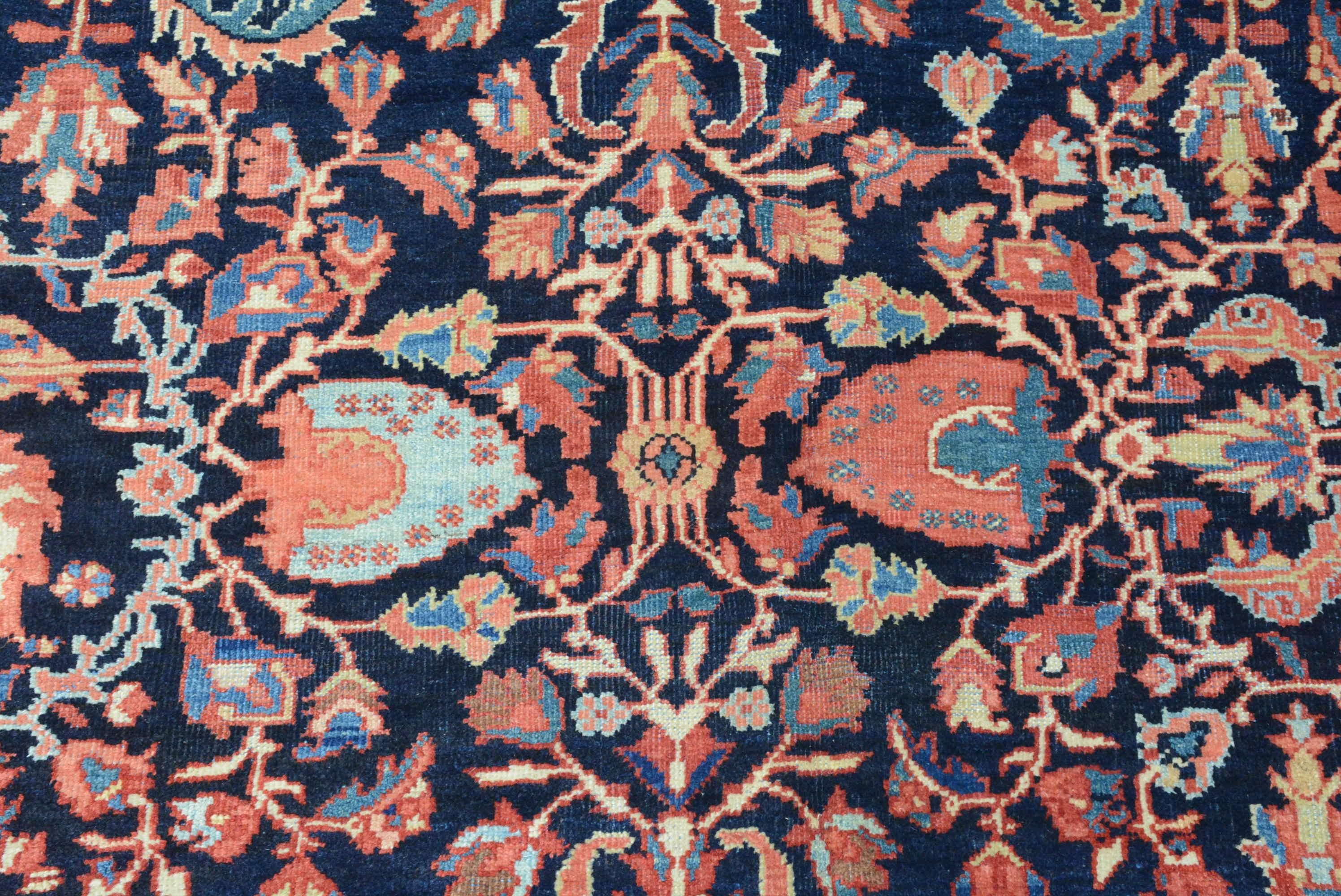 Antiker persischer Mahal-Teppich im Angebot 2