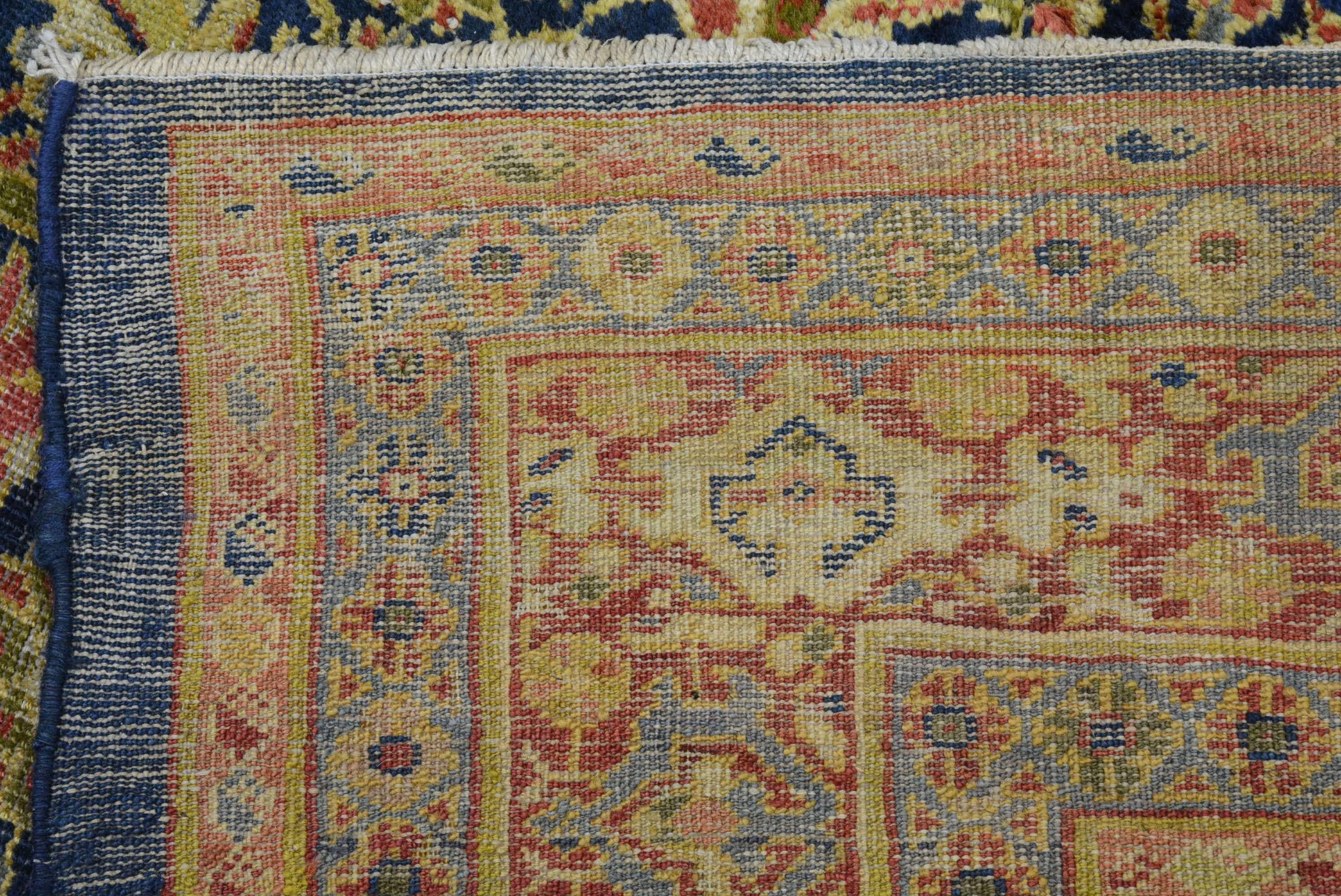 Antico tappeto persiano Mahal in vendita 3