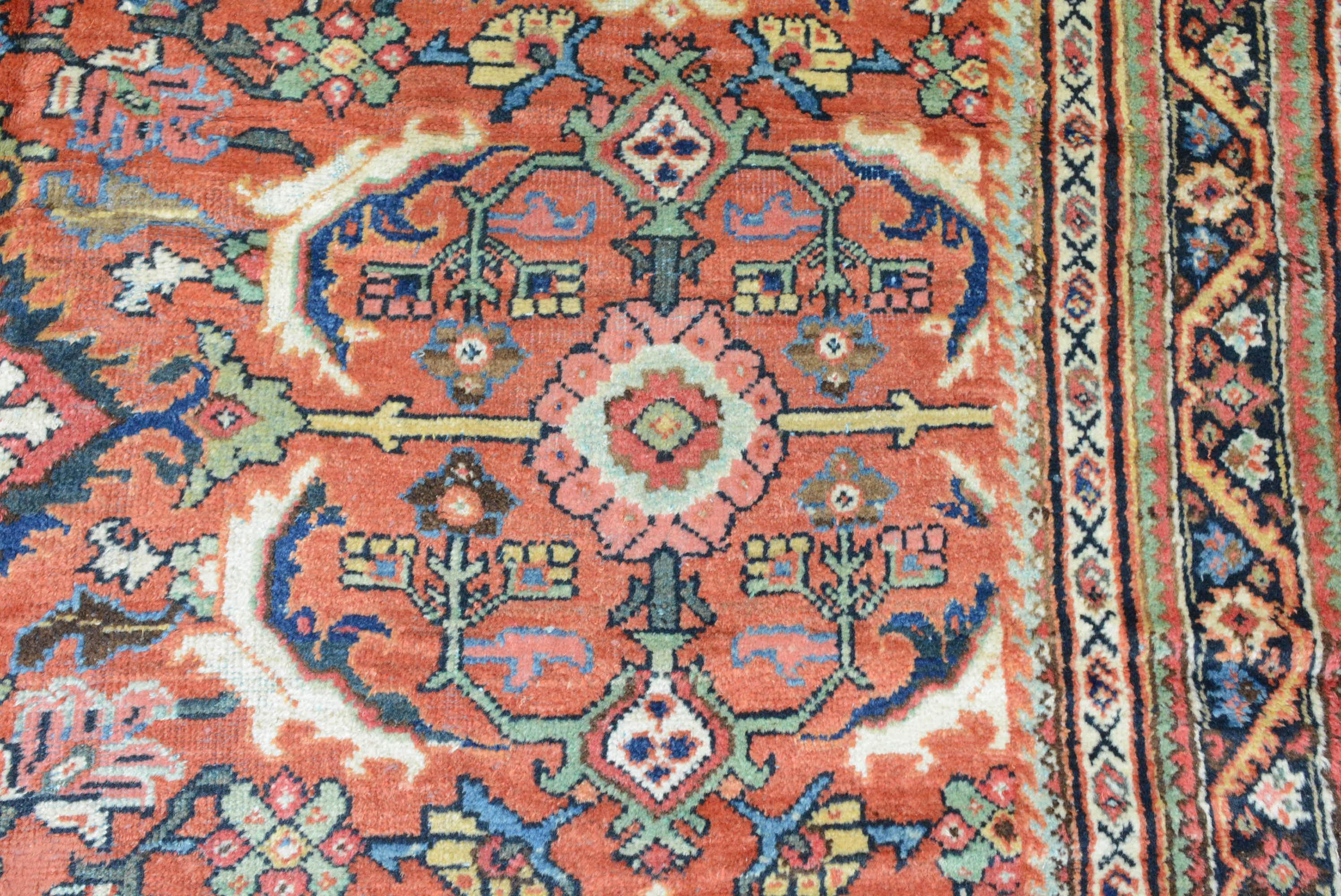 Antiker persischer Mahal-Teppich (Sultanabad) im Angebot