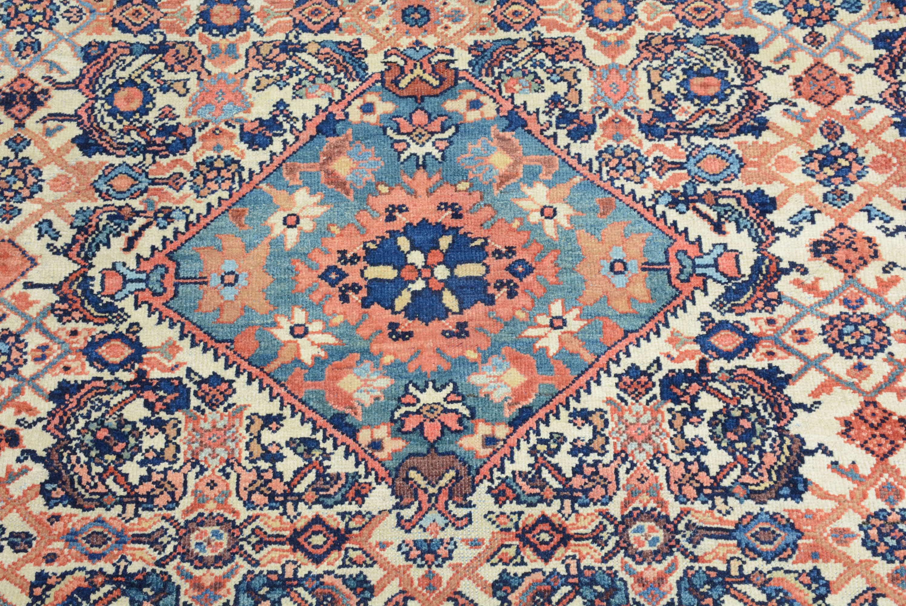 Antiker persischer Mahal-Teppich (Sultanabad) im Angebot
