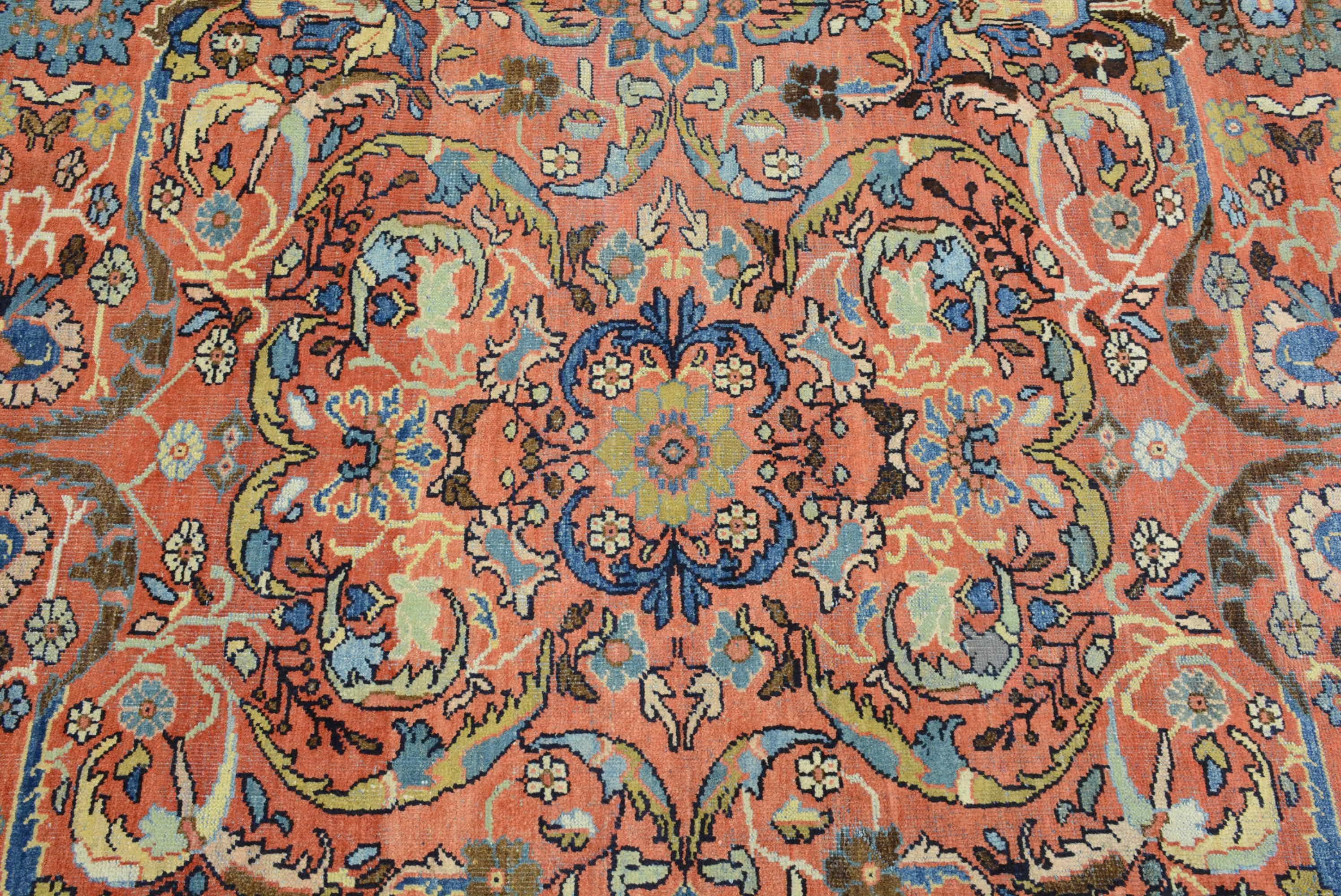 Antiker persischer Mahal-Teppich (Sultanabad) im Angebot