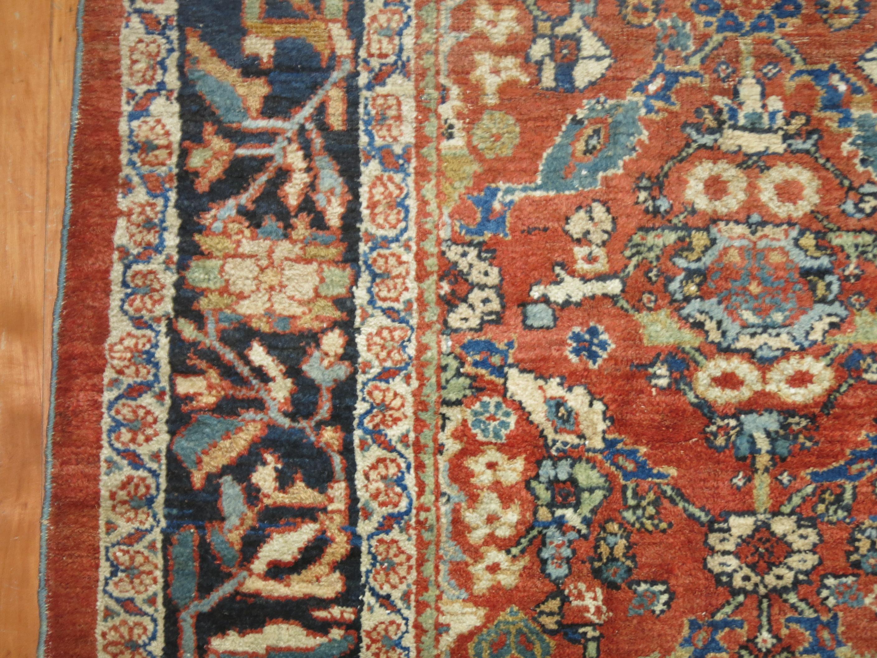 Sultanabad Antique Persian Mahal Carpet