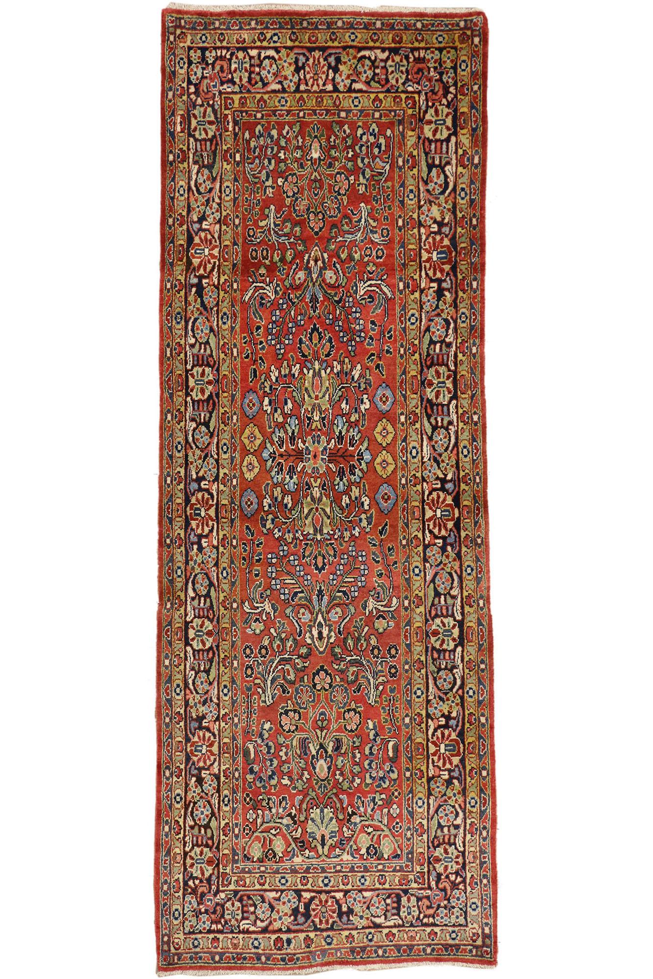 Antiker persischer Mahal-Teppich im Zustand „Gut“ im Angebot in Dallas, TX