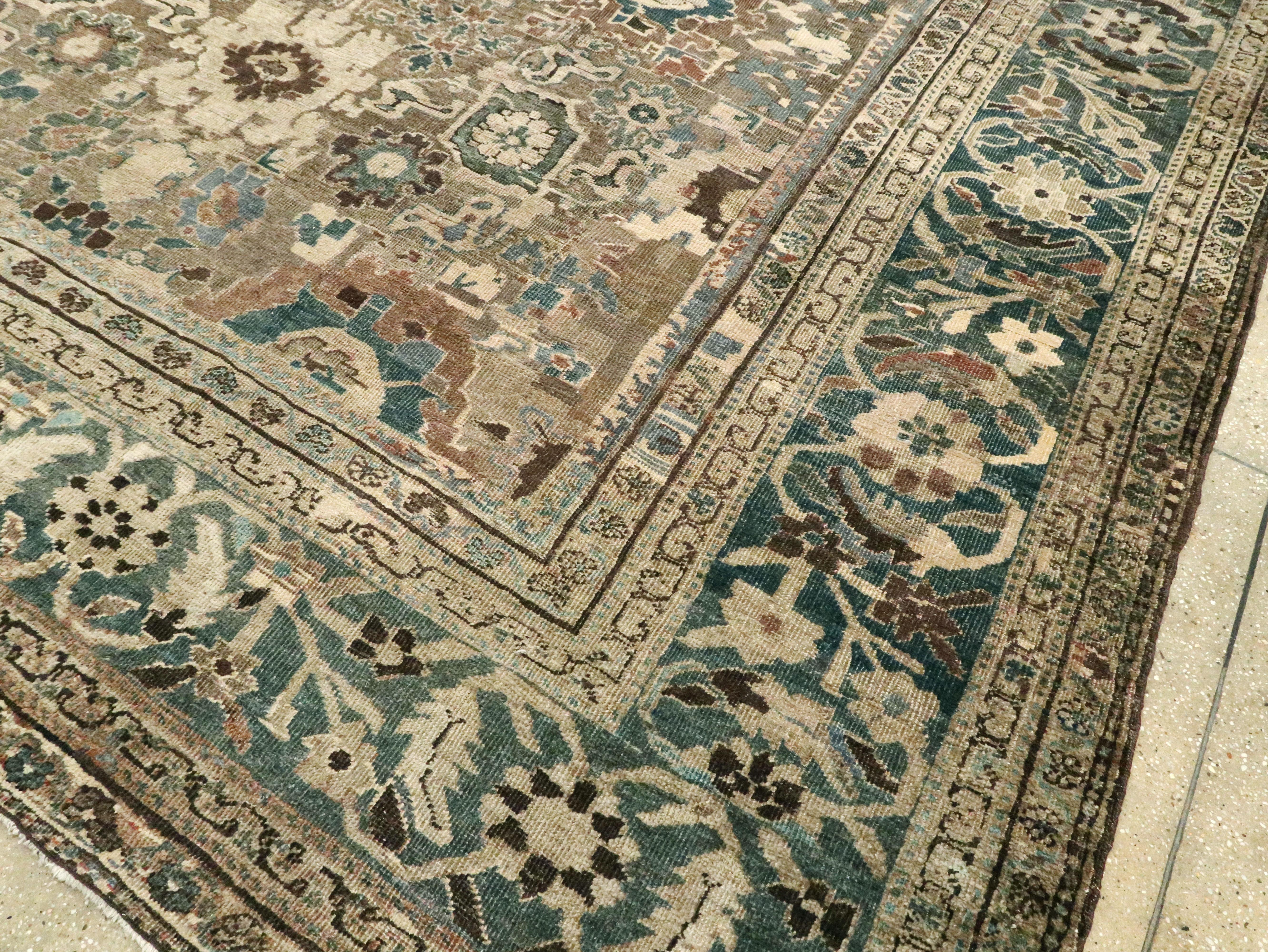 Antique Persian Mahal Carpet 1