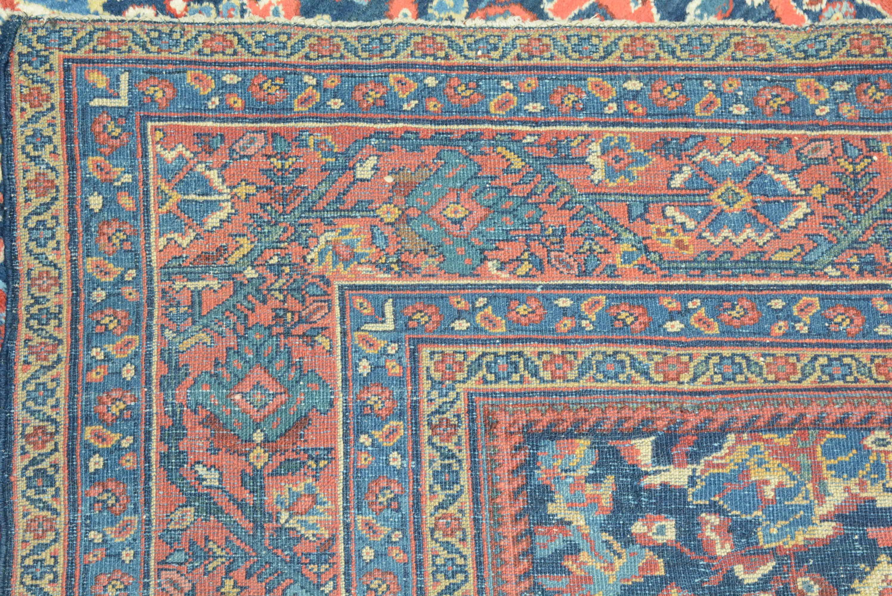 Antiker persischer Mahal-Teppich im Angebot 1