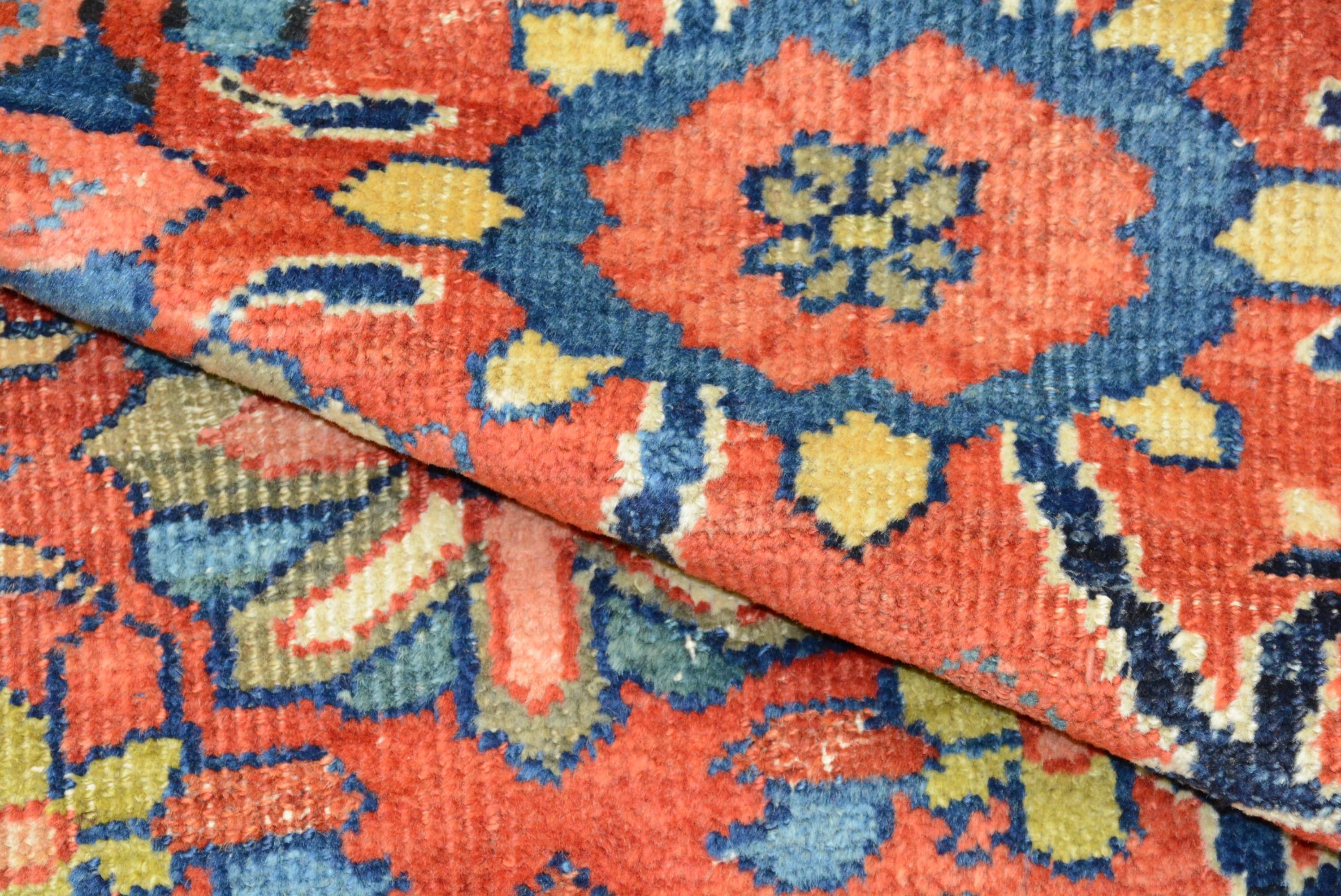19th Century Antique Persian Mahal Carpet  For Sale