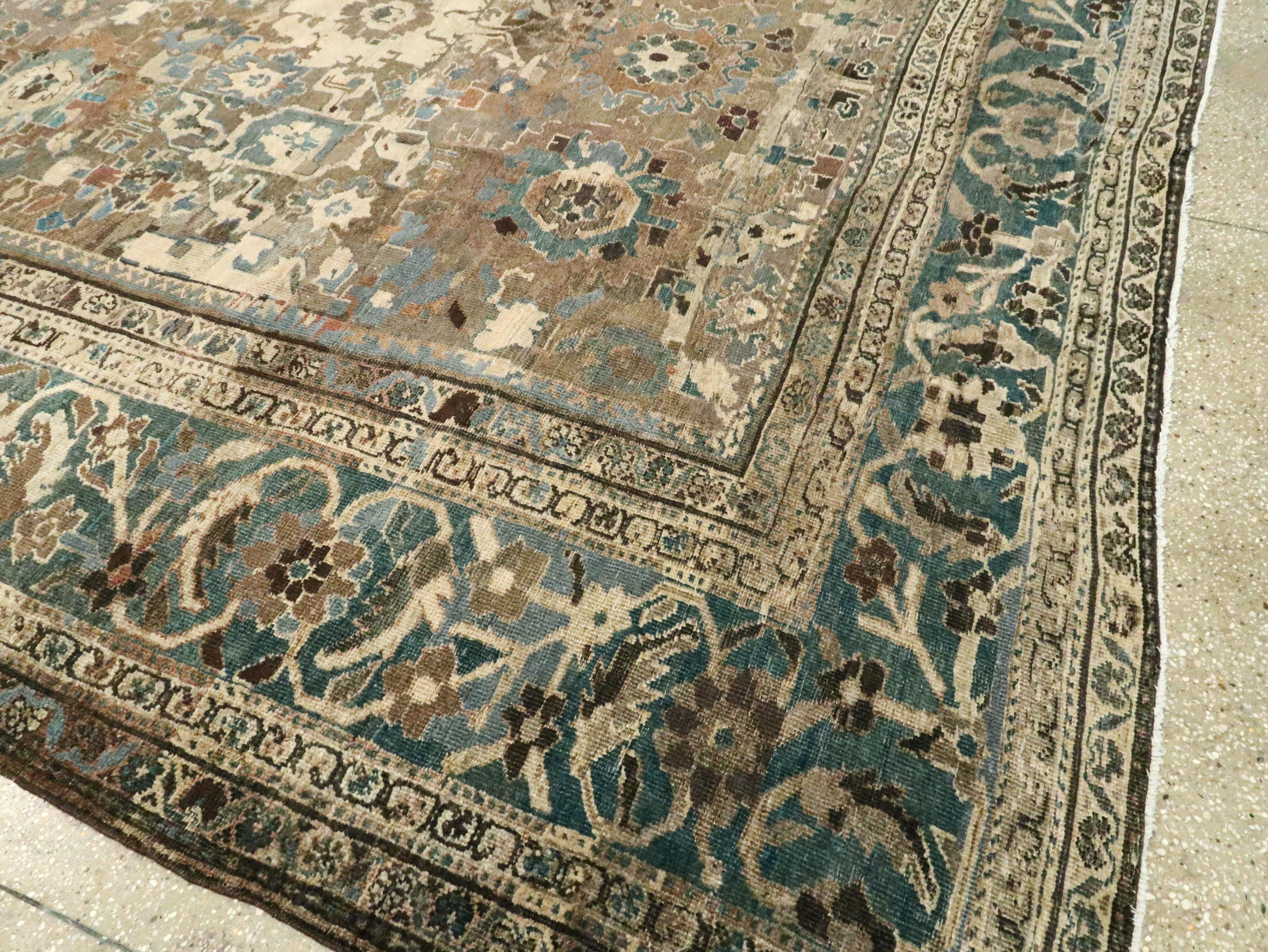 Antique Persian Mahal Carpet 2