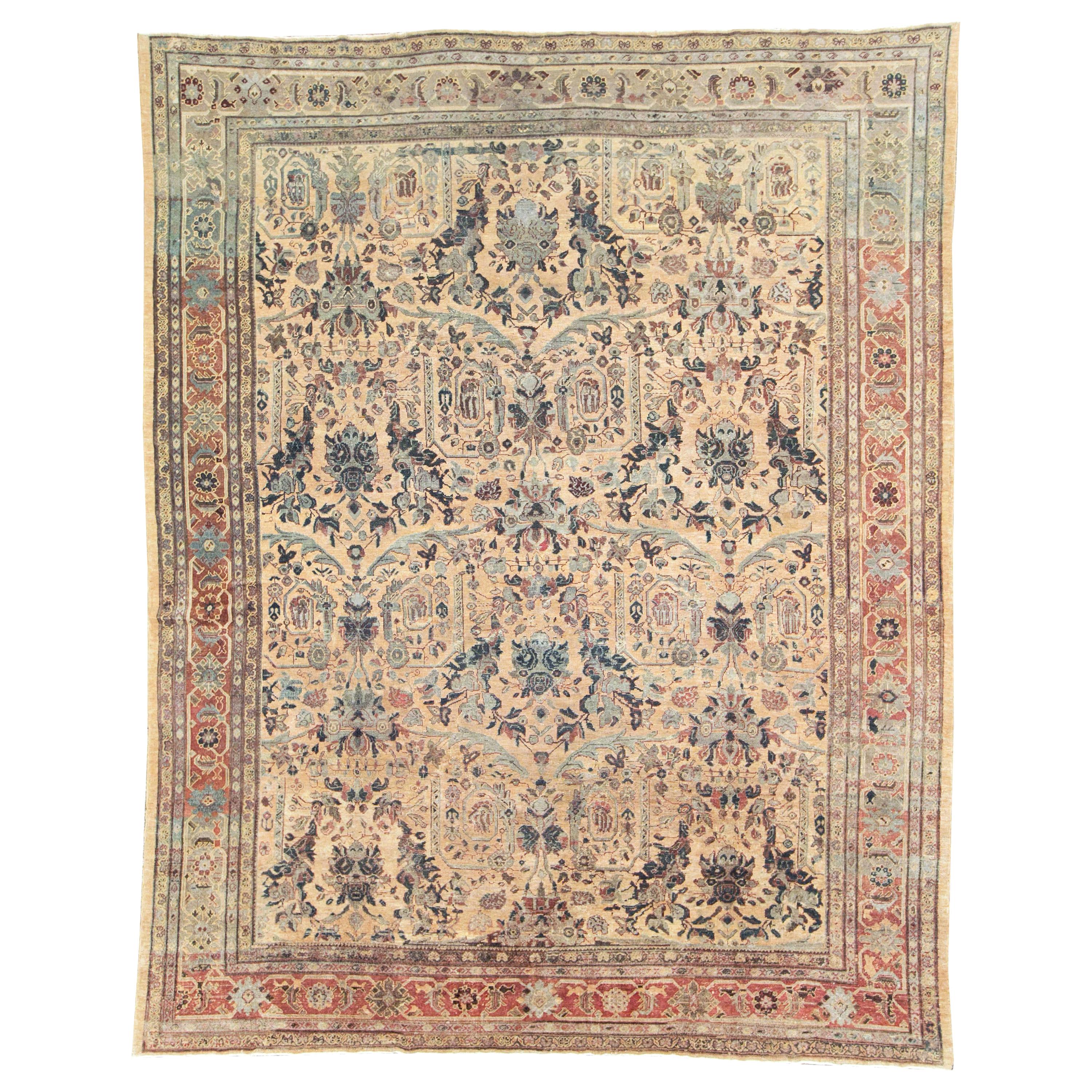 Antiker persischer Mahal-Teppich