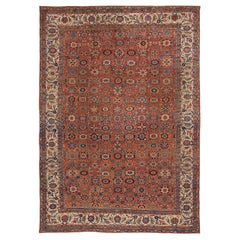Antiker persischer Mahal-Teppich 